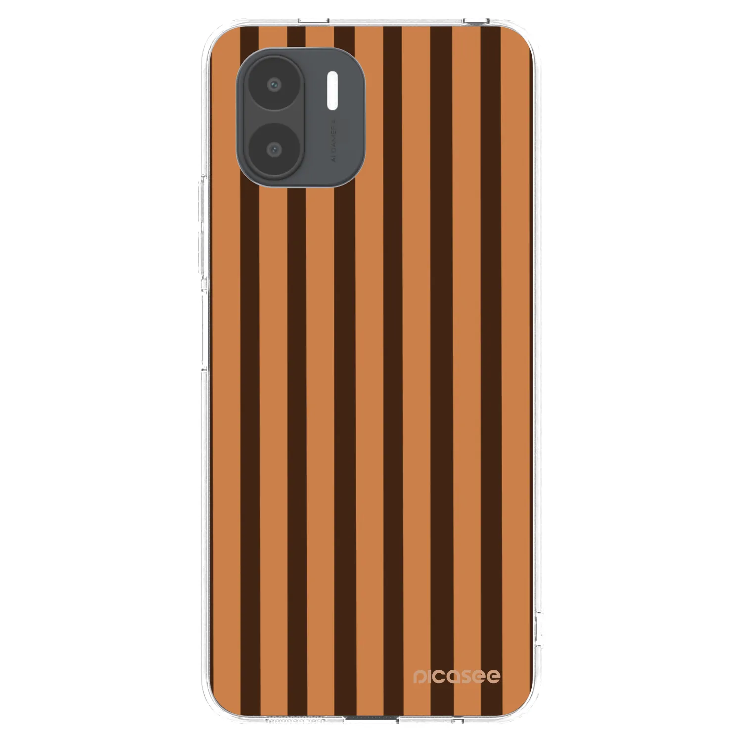 Picasee átlátszó szilikon tok az alábbi mobiltelefonokra Xiaomi Redmi A2 - Caramel lines