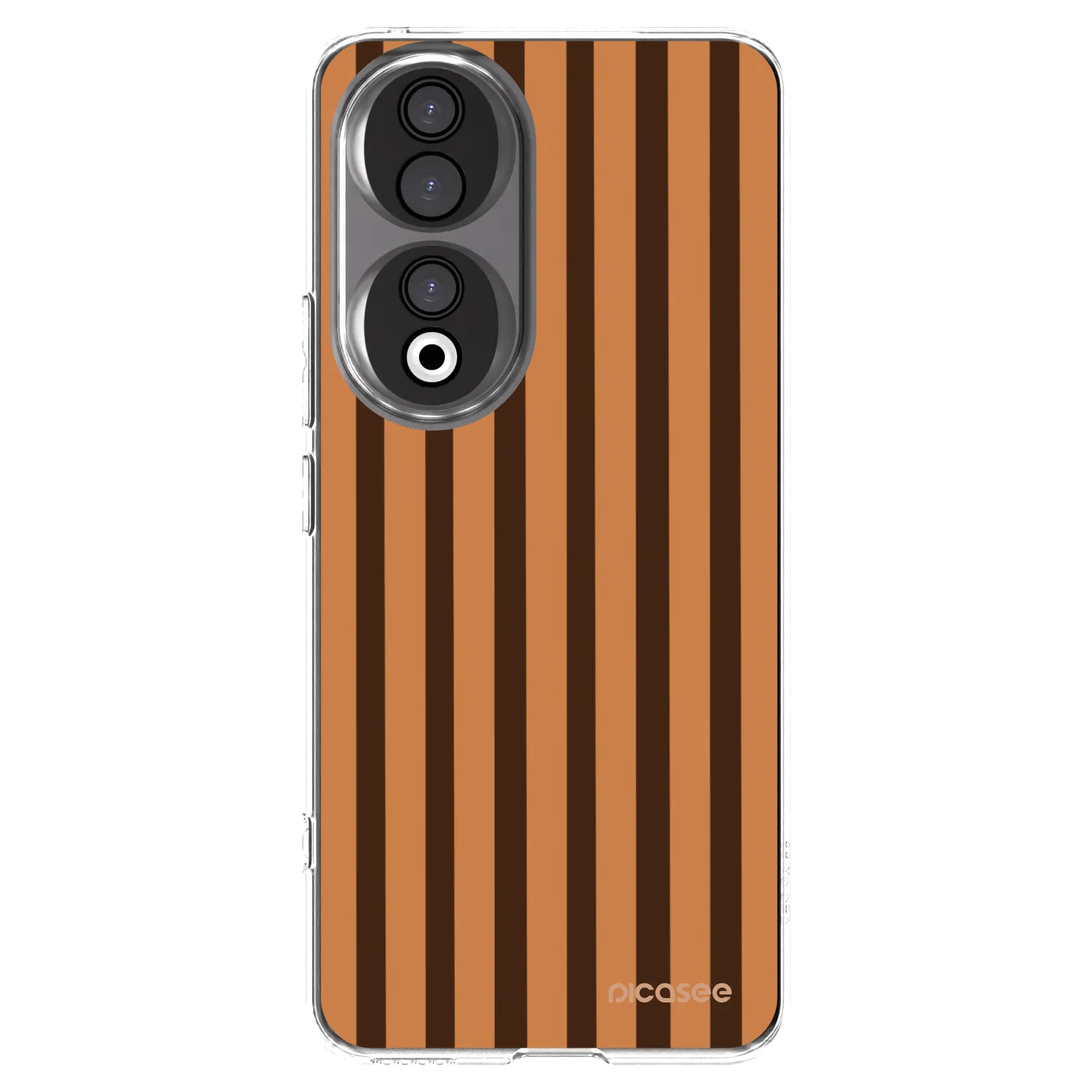 Picasee átlátszó szilikon tok az alábbi mobiltelefonokra Honor 90 5G - Caramel lines