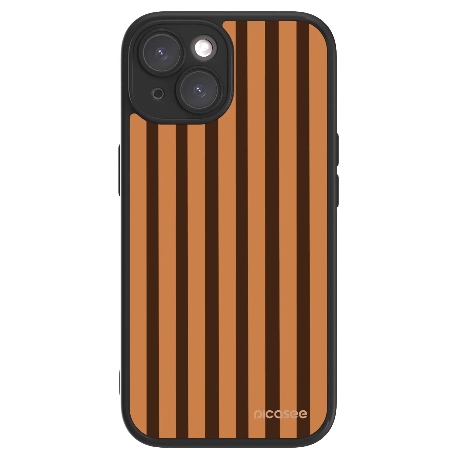Picasee ULTIMATE CASE Apple iPhone 15 - készülékre - Caramel lines