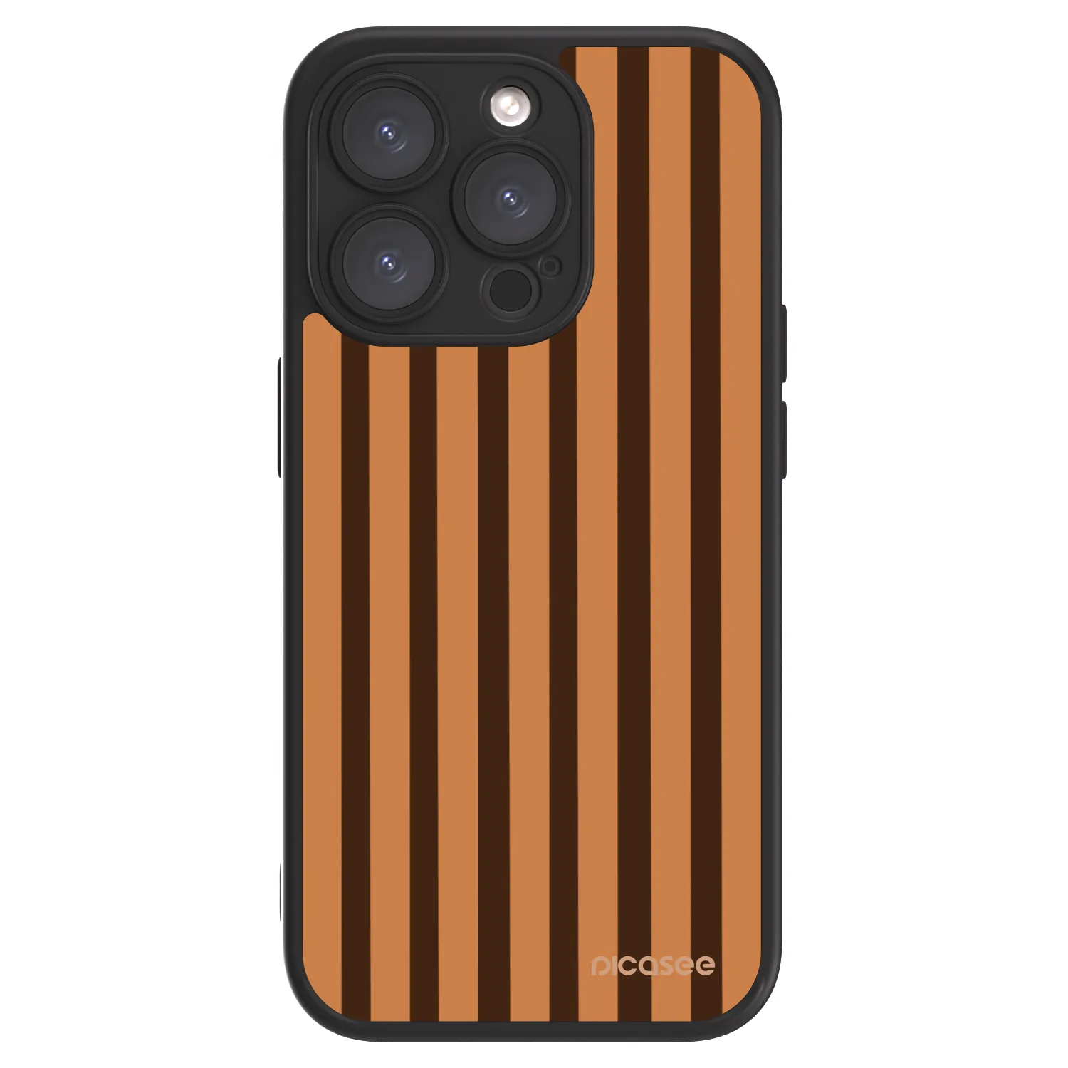 Picasee ULTIMATE CASE MagSafe Apple iPhone 15 Pro - készülékre - Caramel lines