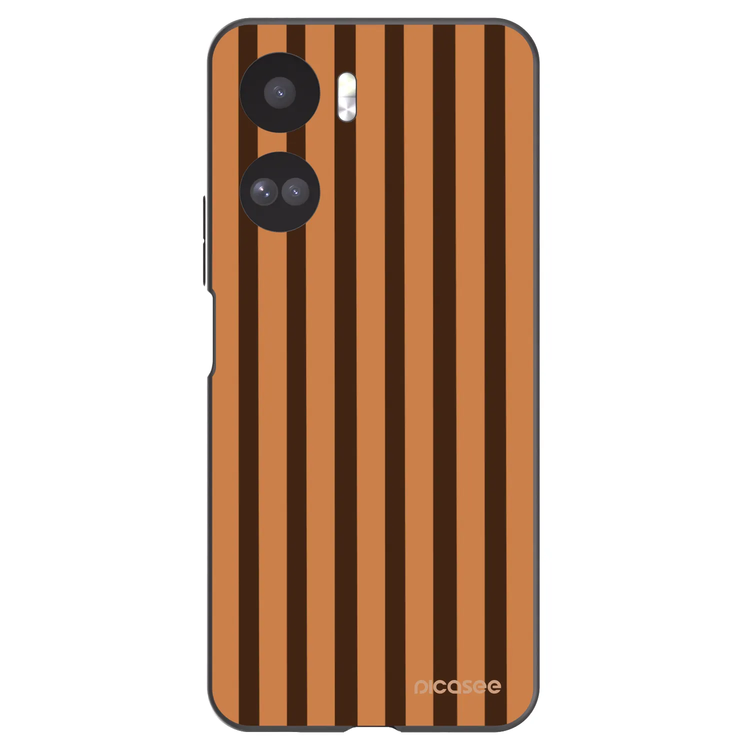 Picasee fekete szilikon tok az alábbi mobiltelefonokra Honor 90 Lite 5G - Caramel lines