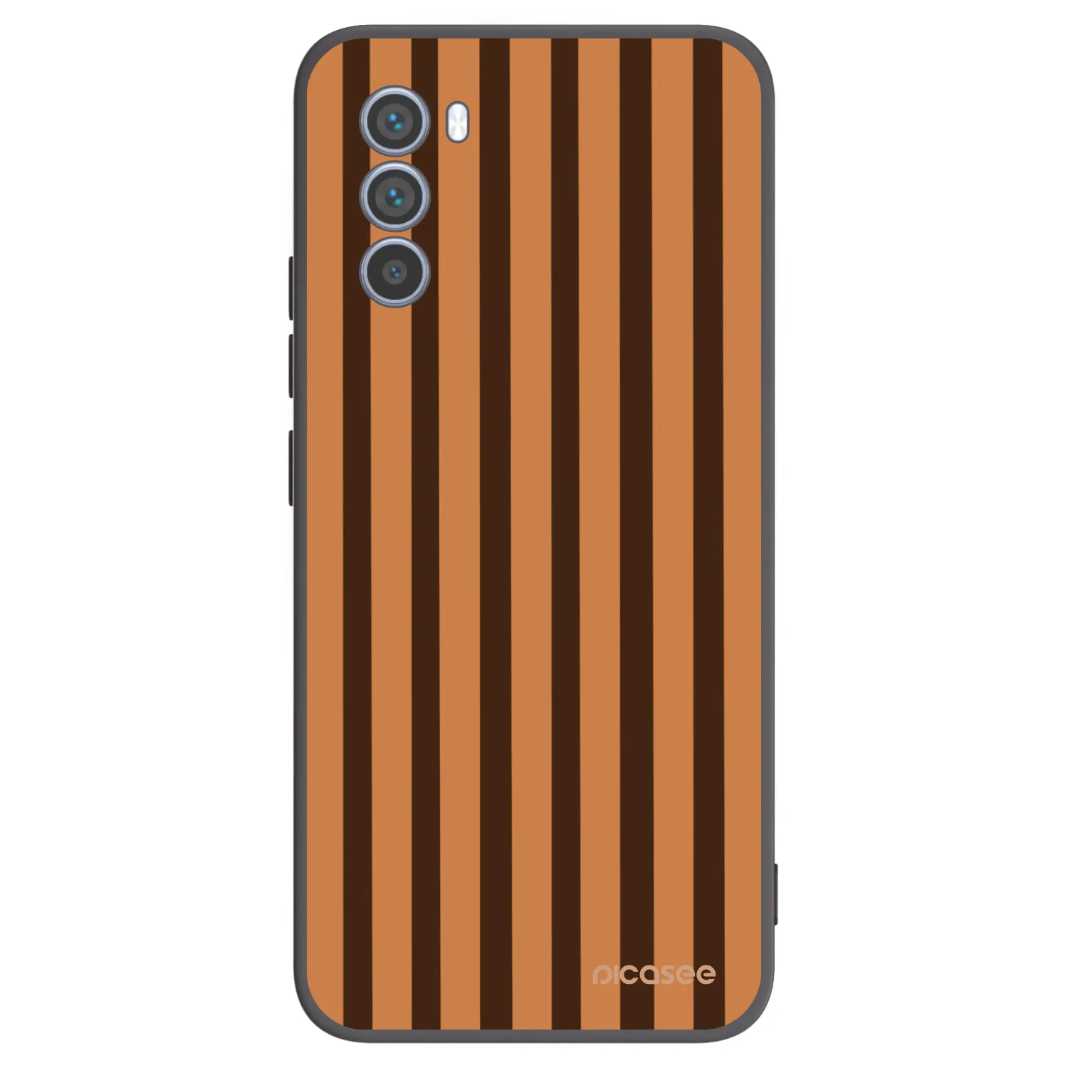 Picasee fekete szilikon tok az alábbi mobiltelefonokra Motorola Moto G62 - Caramel lines
