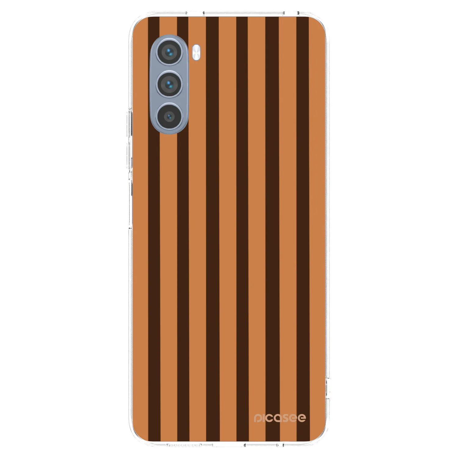 Picasee átlátszó szilikon tok az alábbi mobiltelefonokra Motorola Moto G62 - Caramel lines