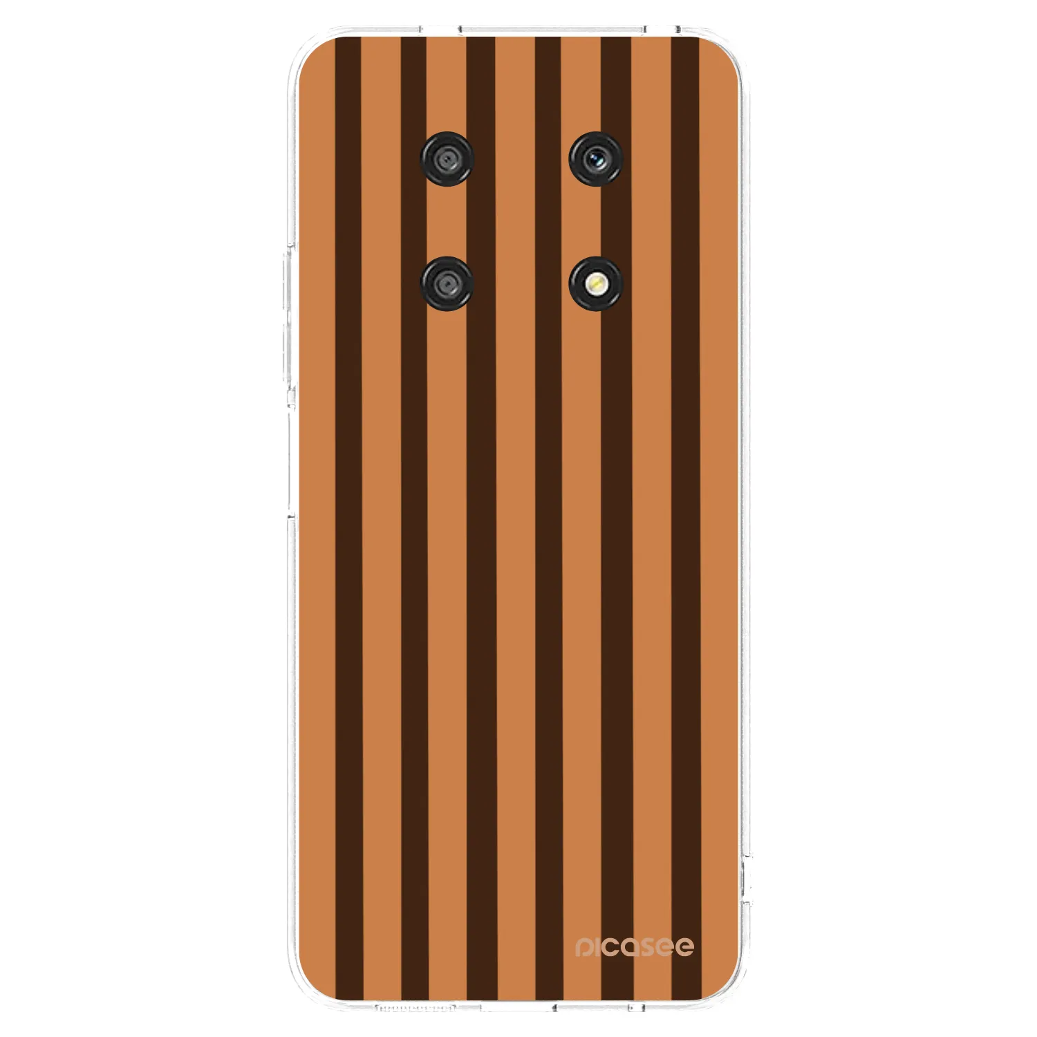 Picasee átlátszó szilikon tok az alábbi mobiltelefonokra Honor Magic4 Lite 5G - Caramel lines