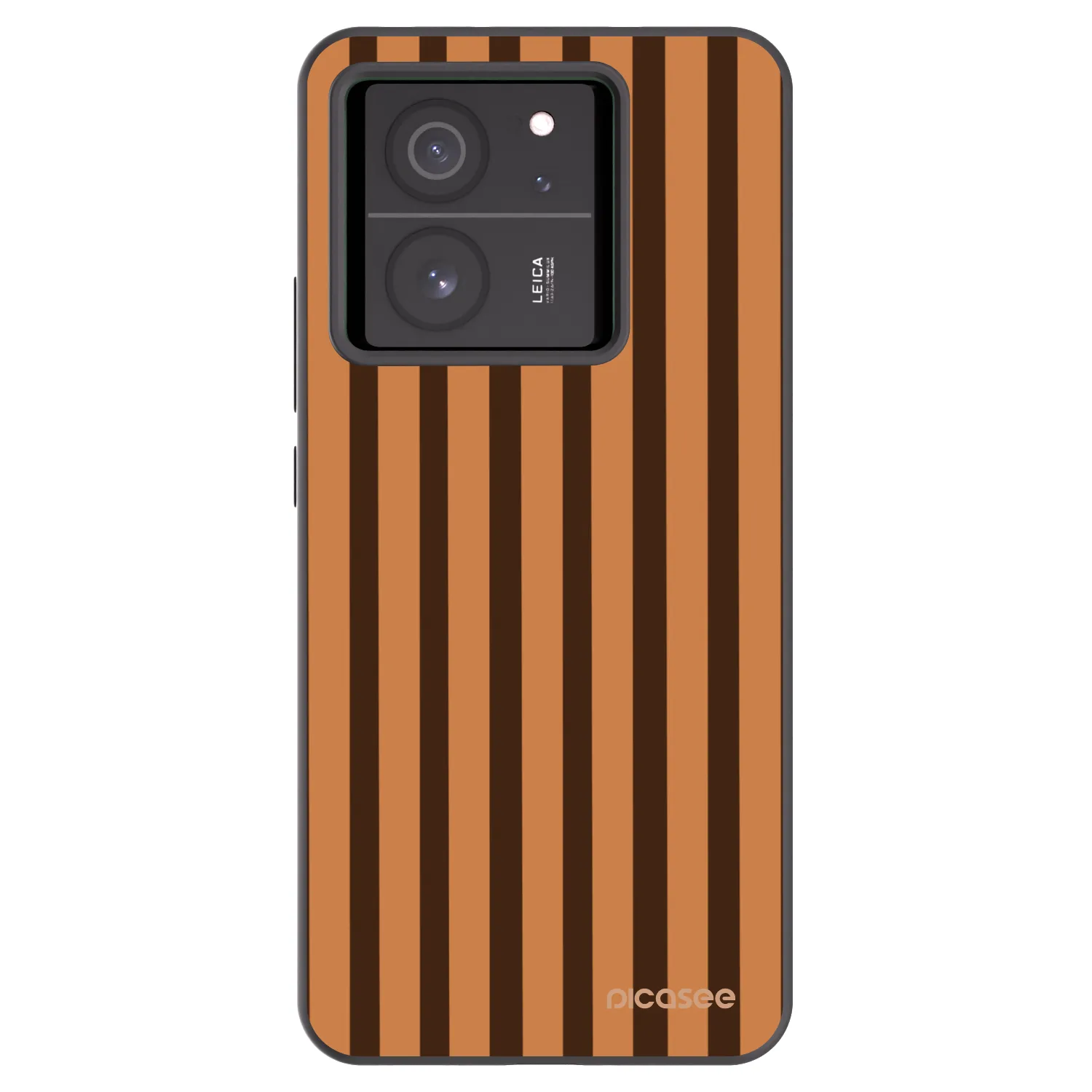 Picasee fekete szilikon tok az alábbi mobiltelefonokra Xiaomi 13T Pro - Caramel lines