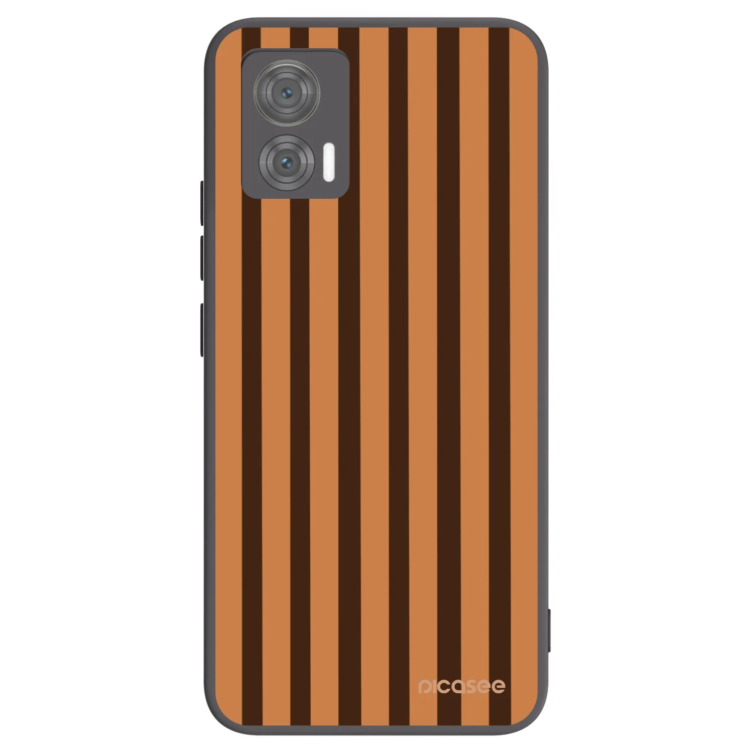 Picasee fekete szilikon tok az alábbi mobiltelefonokra Motorola Edge 30 Neo - Caramel lines
