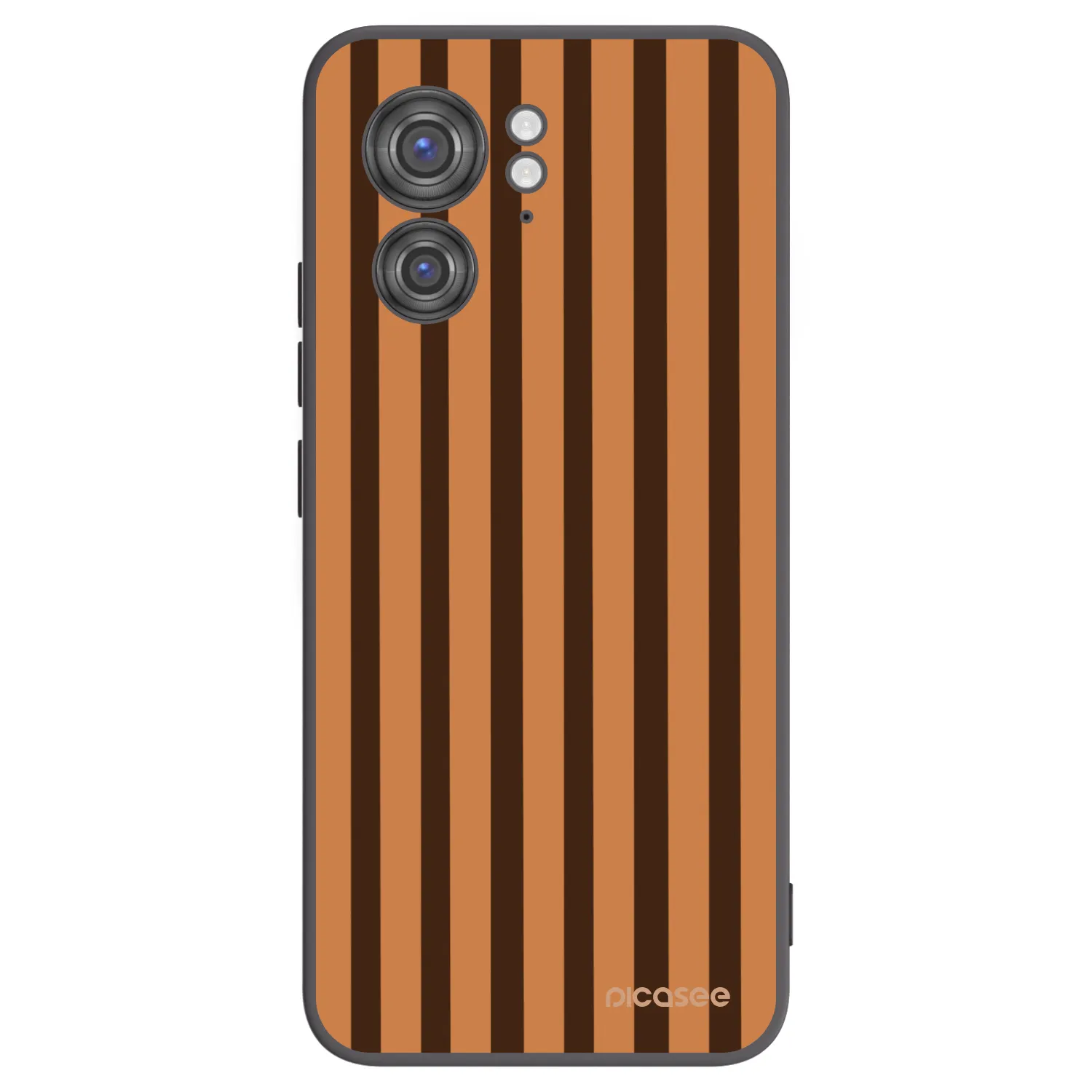 Picasee fekete szilikon tok az alábbi mobiltelefonokra Motorola Edge 40 - Caramel lines