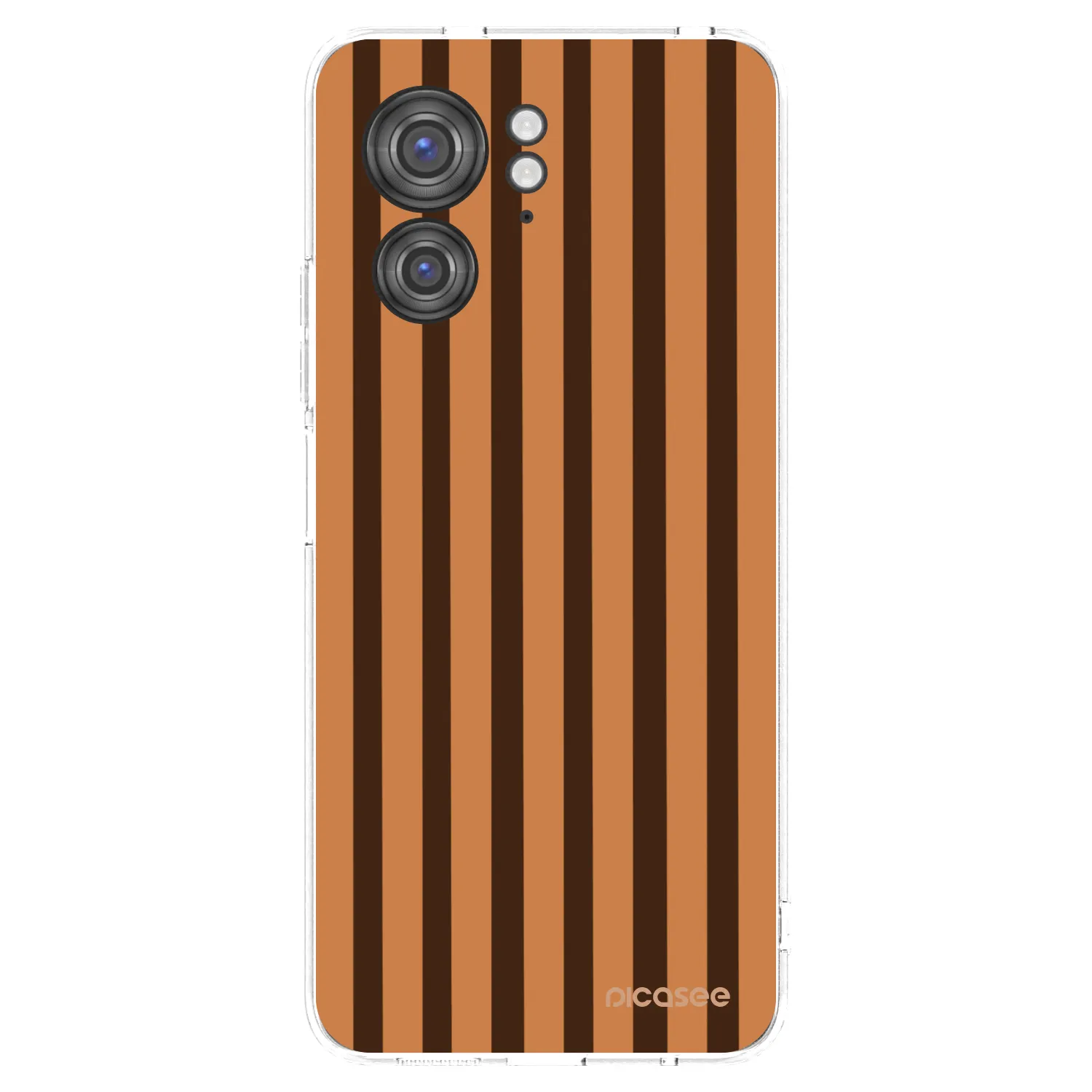 Picasee átlátszó szilikon tok az alábbi mobiltelefonokra Motorola Edge 40 - Caramel lines