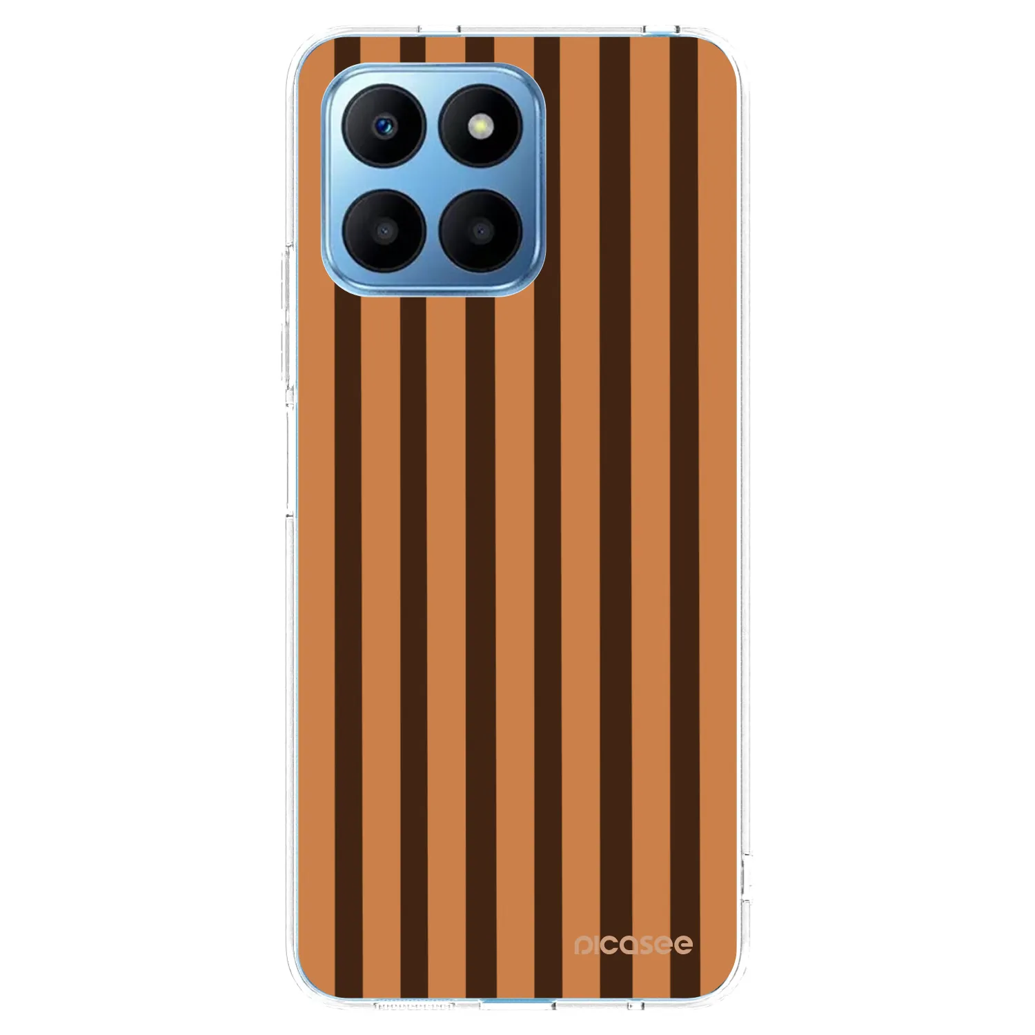 Picasee átlátszó szilikon tok az alábbi mobiltelefonokra Honor 70 Lite - Caramel lines