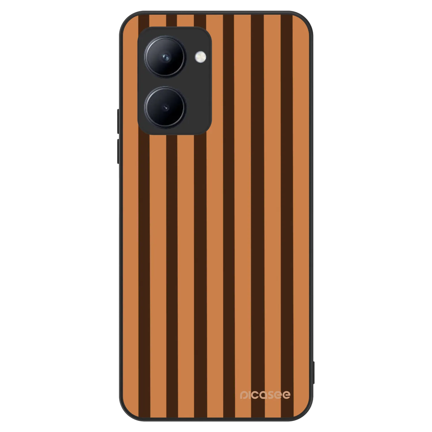 Picasee ULTIMATE CASE Realme C33 (2023) - készülékre - Caramel lines