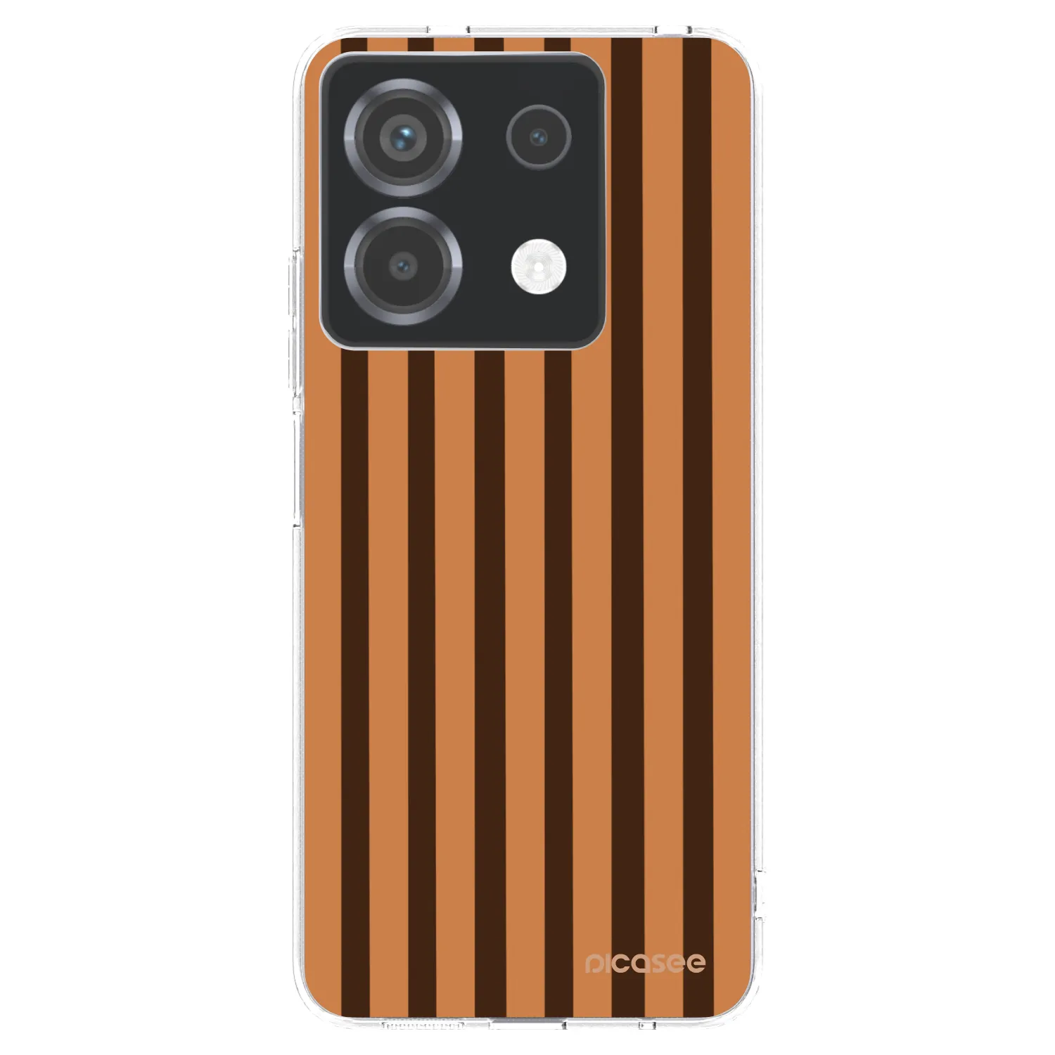 Picasee átlátszó szilikon tok az alábbi mobiltelefonokra Xiaomi Poco X6 - Caramel lines