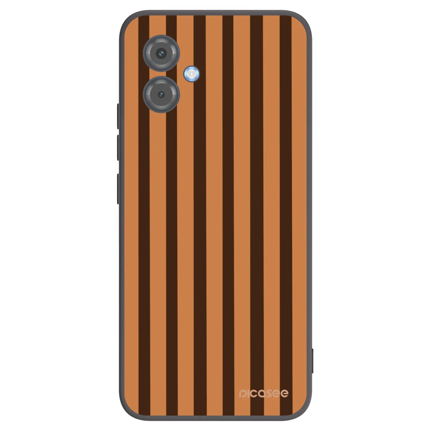 Picasee fekete szilikon tok az alábbi mobiltelefonokra Motorola Moto G14 - Caramel lines