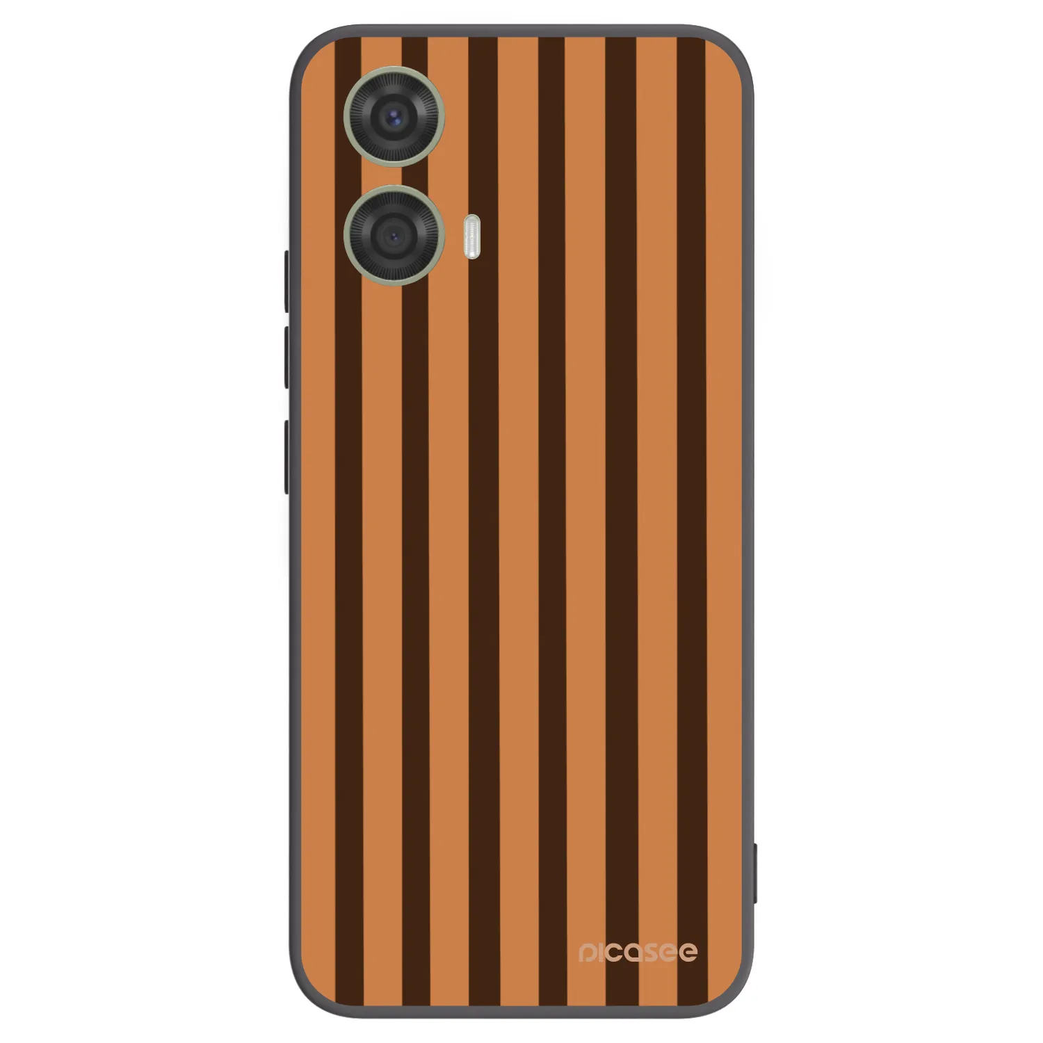 Picasee fekete szilikon tok az alábbi mobiltelefonokra Motorola Moto G24 - Caramel lines