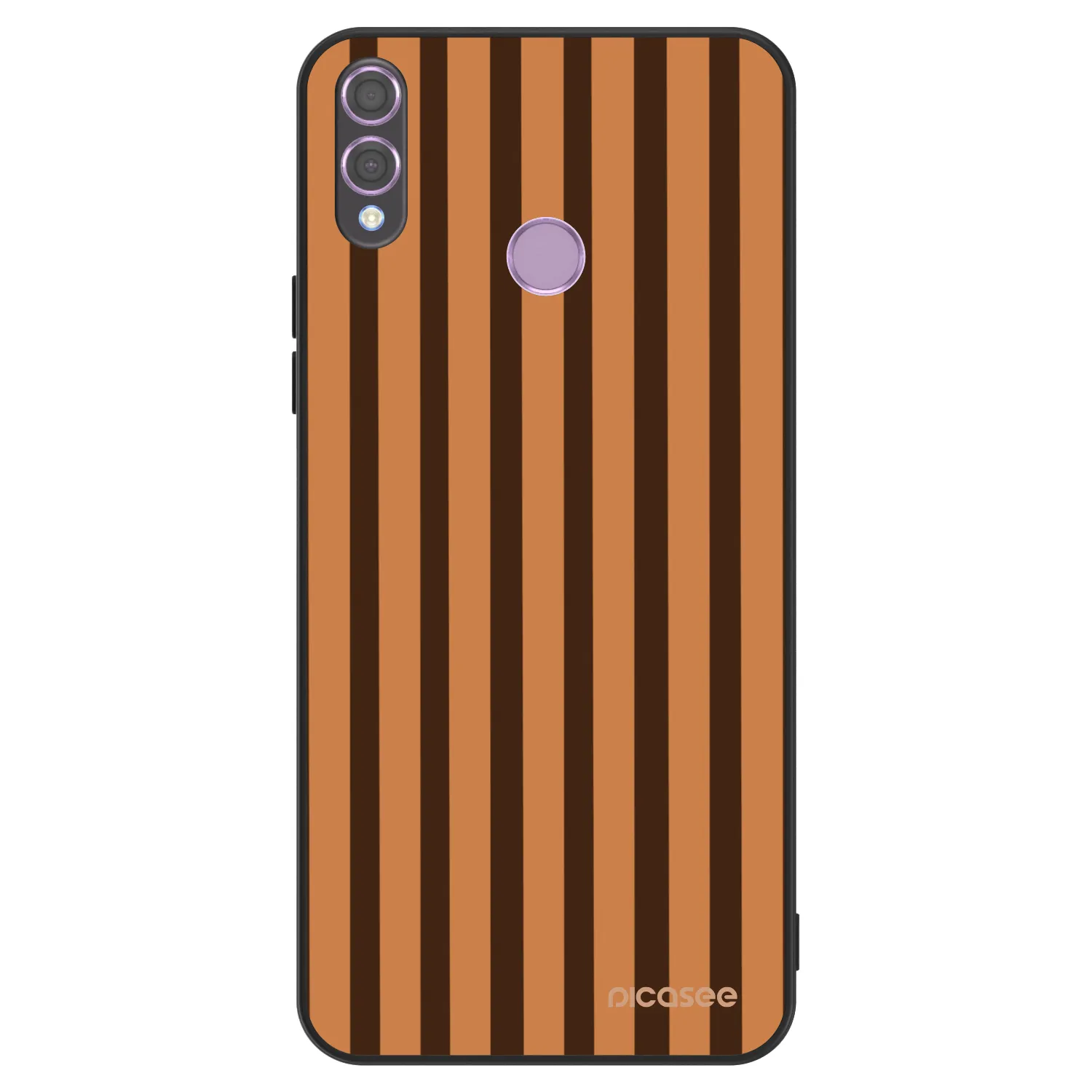 Picasee ULTIMATE CASE Honor 8X - készülékre - Caramel lines