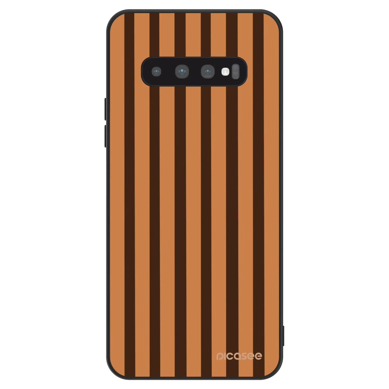 Picasee ULTIMATE CASE Samsung Galaxy S10 Plus G975 - készülékre - Caramel lines