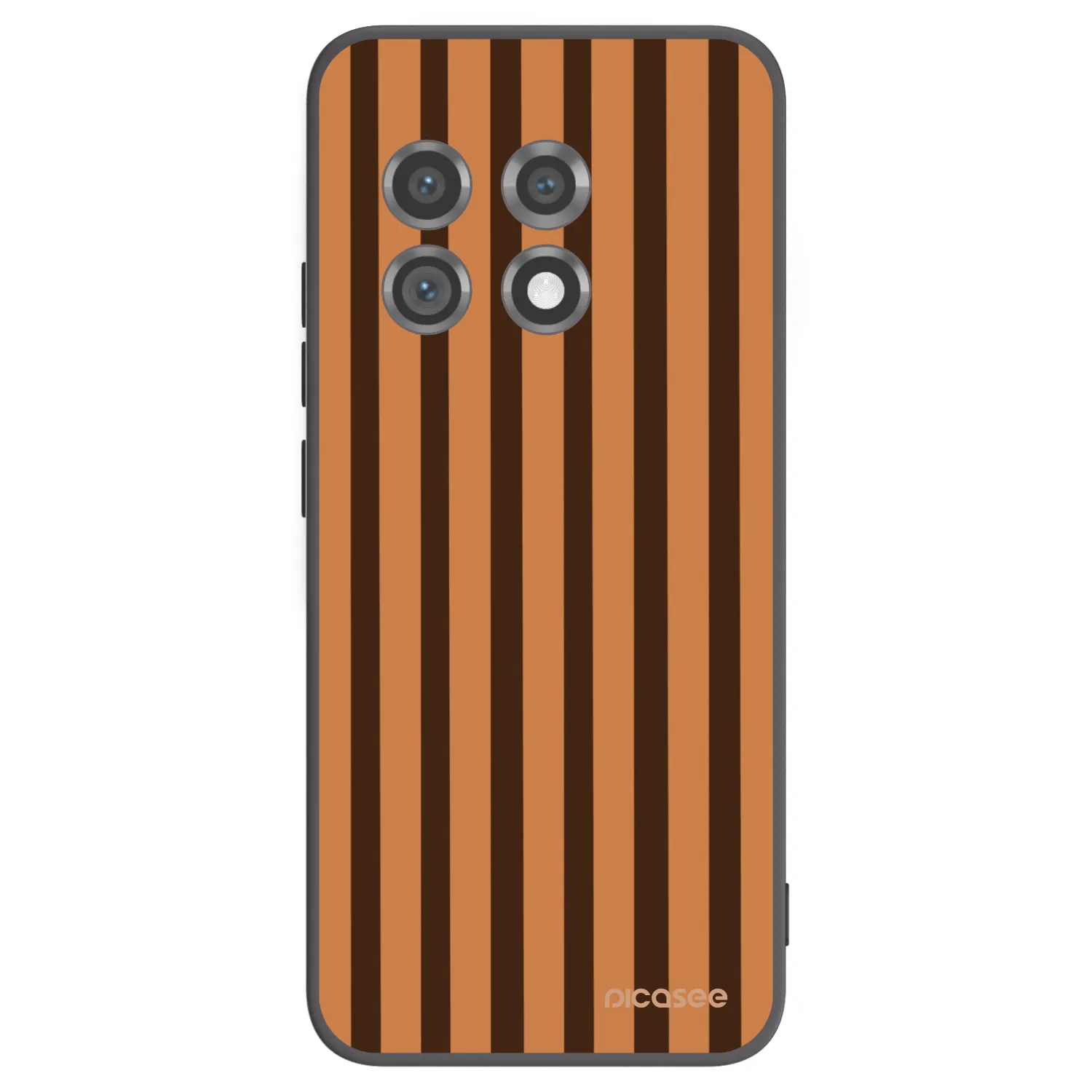 Picasee fekete szilikon tok az alábbi mobiltelefonokra OnePlus 11 5G - Caramel lines