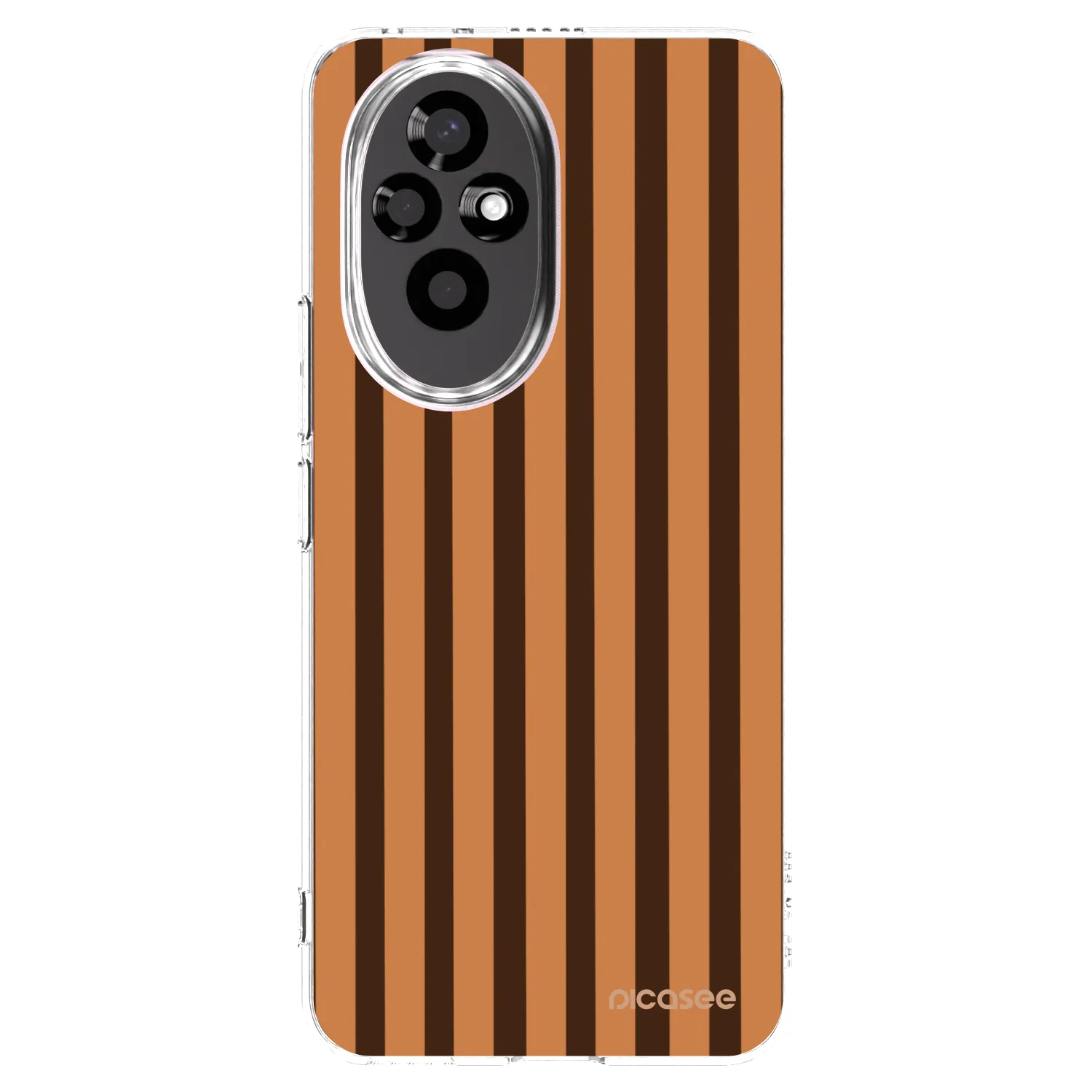 Picasee átlátszó szilikon tok az alábbi mobiltelefonokra Honor 200 Pro 5G - Caramel lines