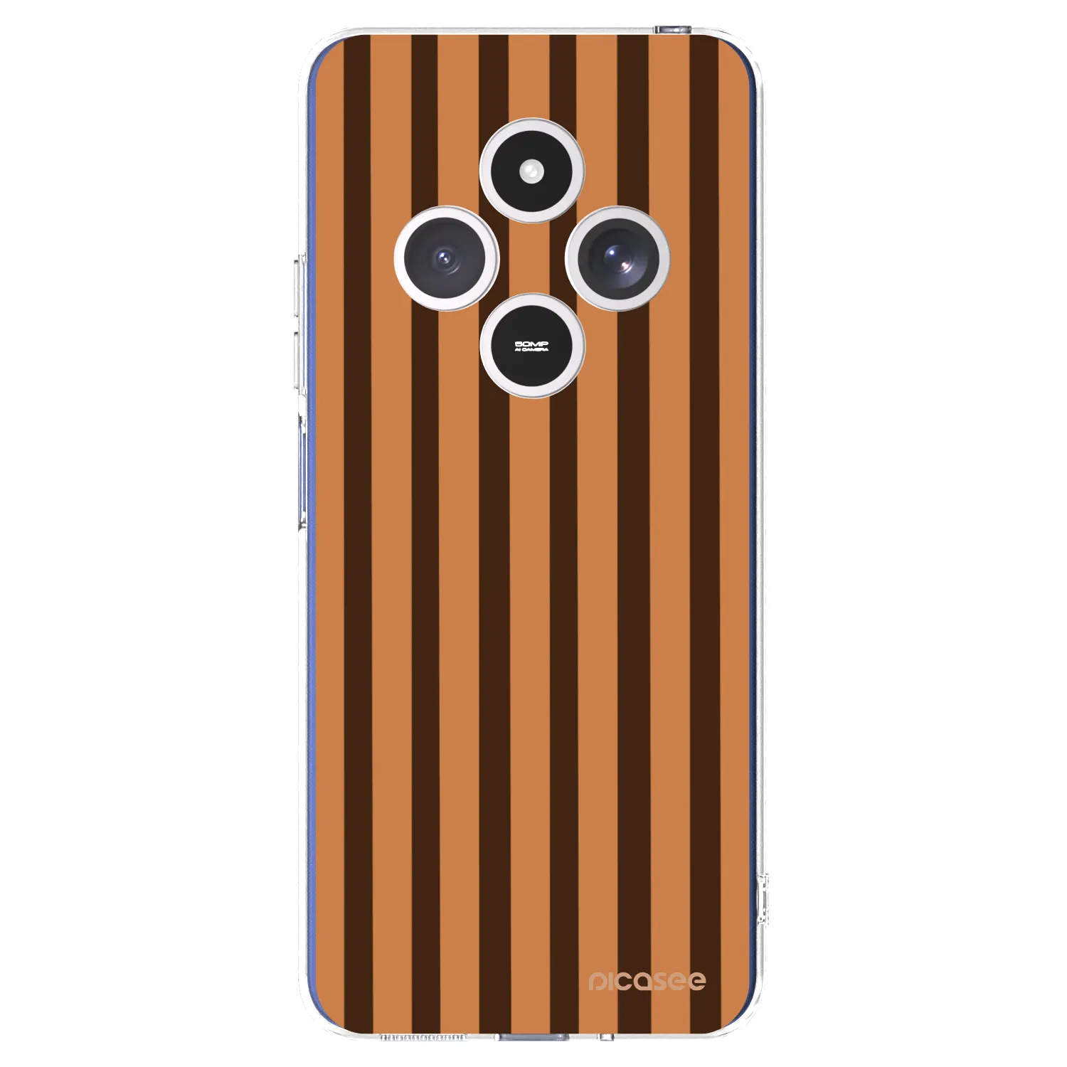 Picasee átlátszó szilikon tok az alábbi mobiltelefonokra Xiaomi Redmi 14C - Caramel lines