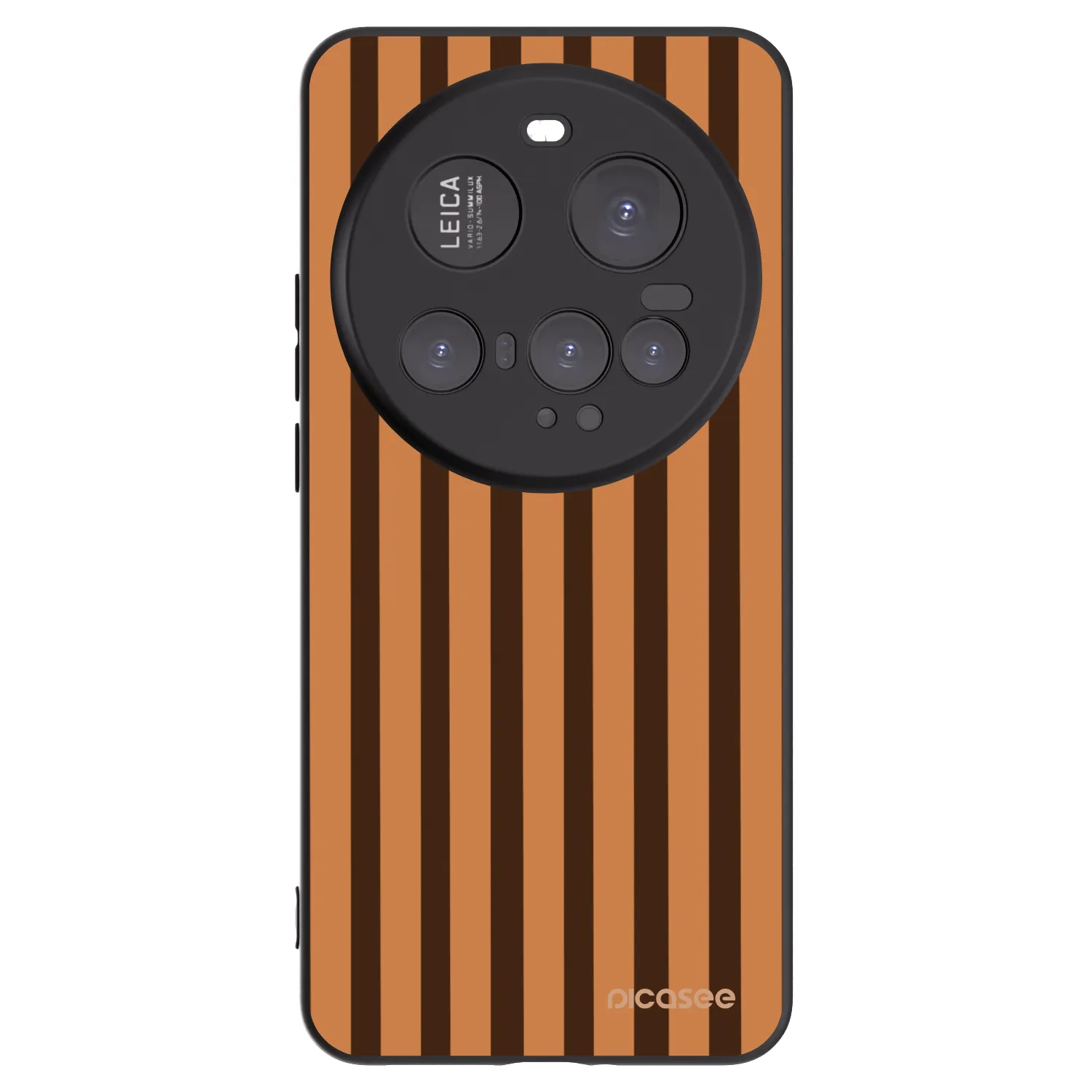 Picasee fekete szilikon tok az alábbi mobiltelefonokra Xiaomi 15 Ultra - Caramel lines