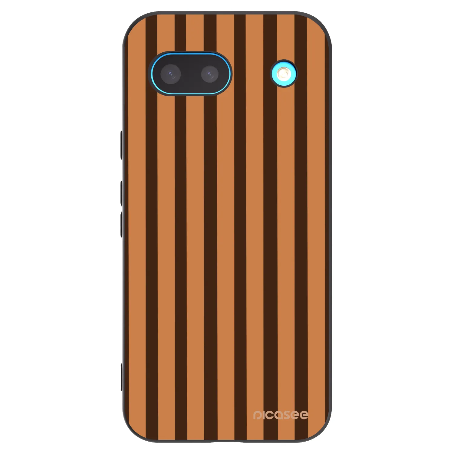 Picasee fekete szilikon tok az alábbi mobiltelefonokra Google Pixel 8 - Caramel lines