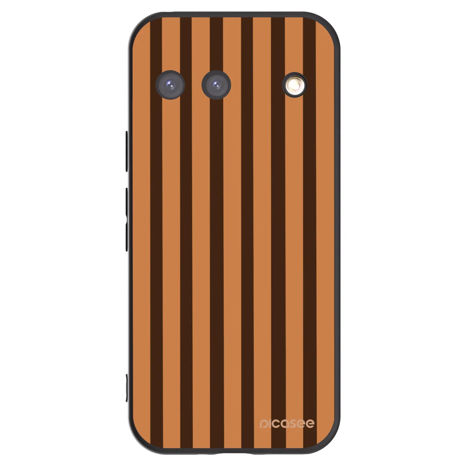 Picasee fekete szilikon tok az alábbi mobiltelefonokra Google Pixel 9 - Caramel lines