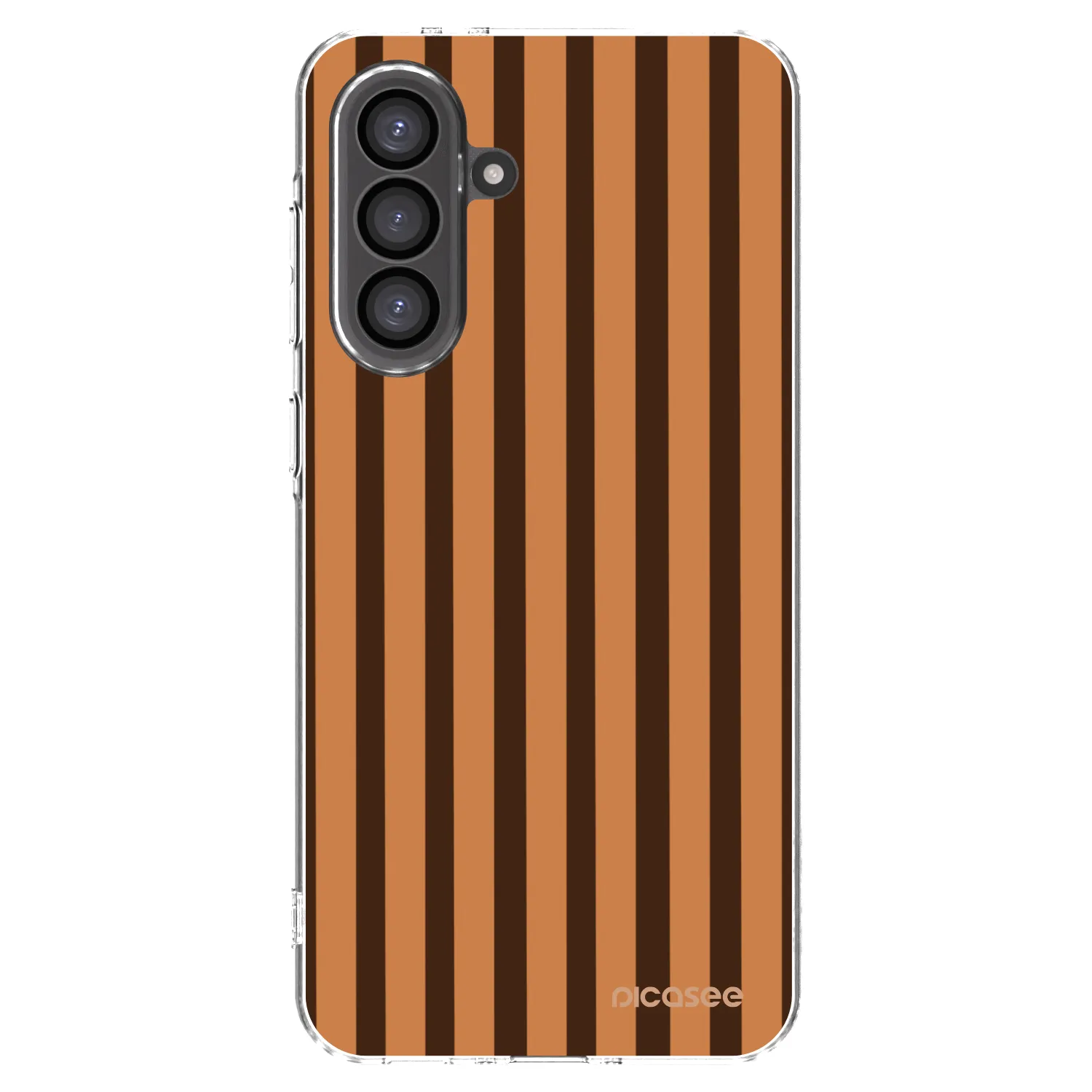 Picasee átlátszó szilikon tok az alábbi mobiltelefonokra Samsung Galaxy A36 5G - Caramel lines
