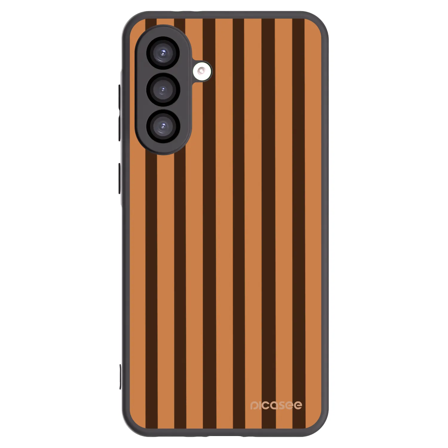 Picasee fekete szilikon tok az alábbi mobiltelefonokra Samsung Galaxy A26 5G A266B - Caramel lines