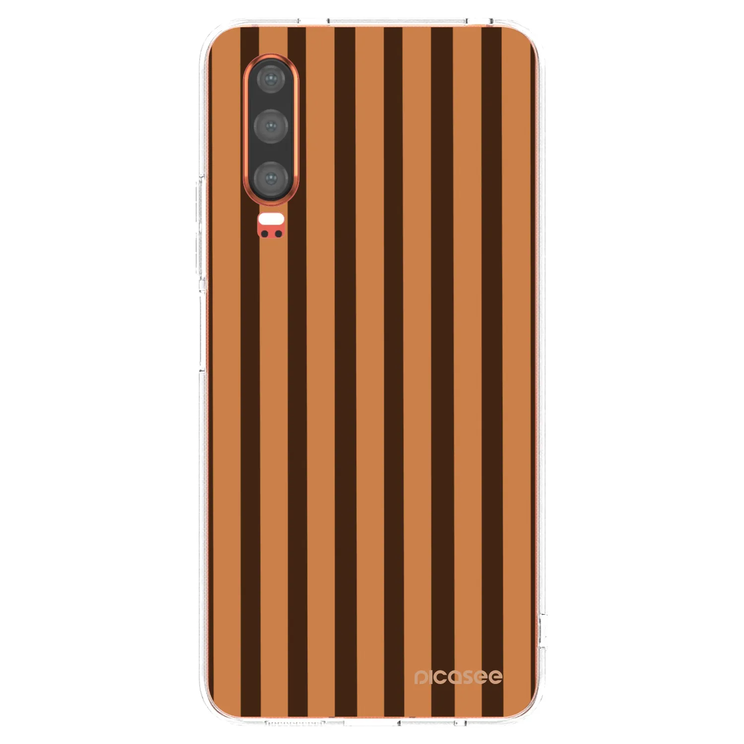 Picasee átlátszó szilikon tok az alábbi mobiltelefonokra Huawei P30 - Caramel lines