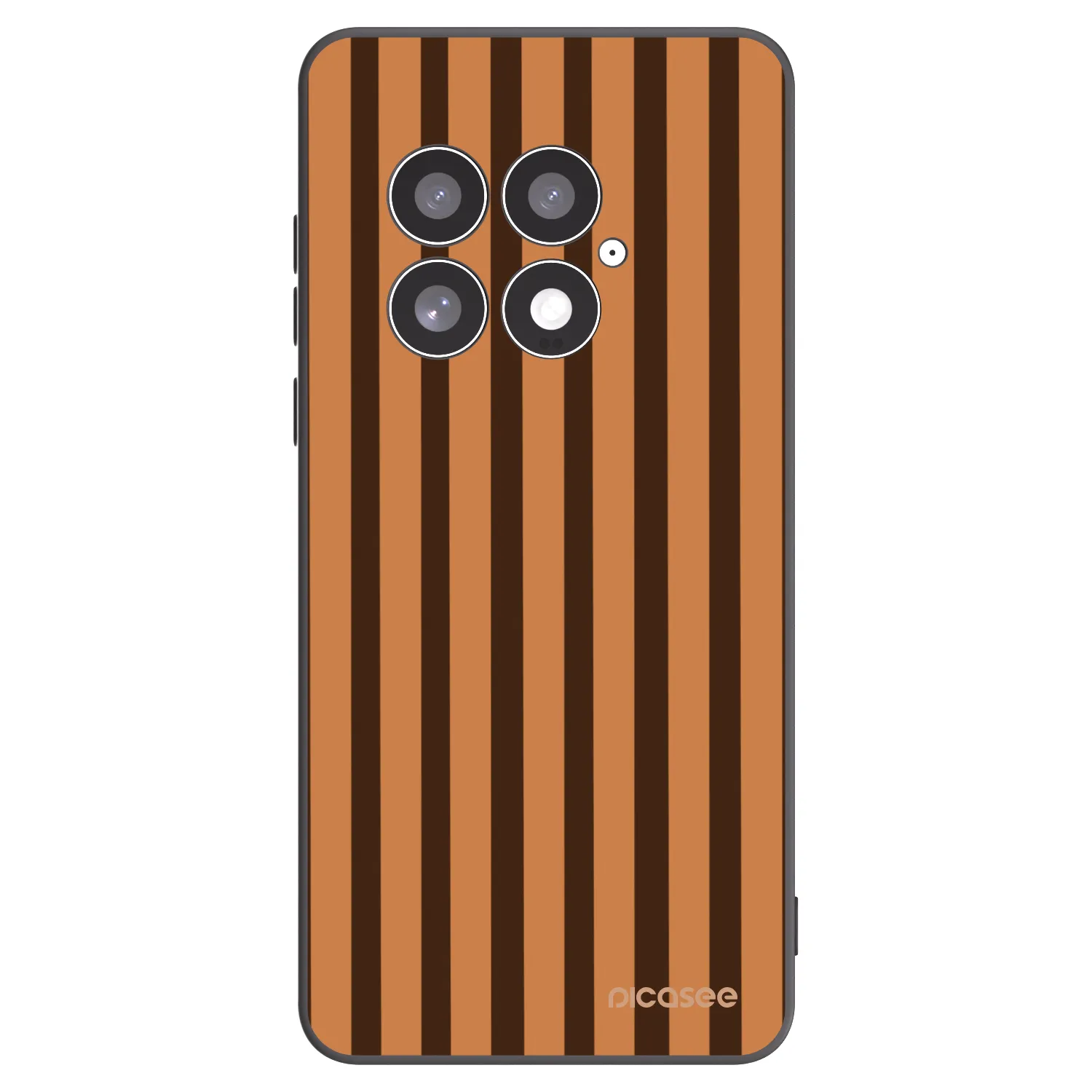 Picasee fekete szilikon tok az alábbi mobiltelefonokra OnePlus 13 5G - Caramel lines