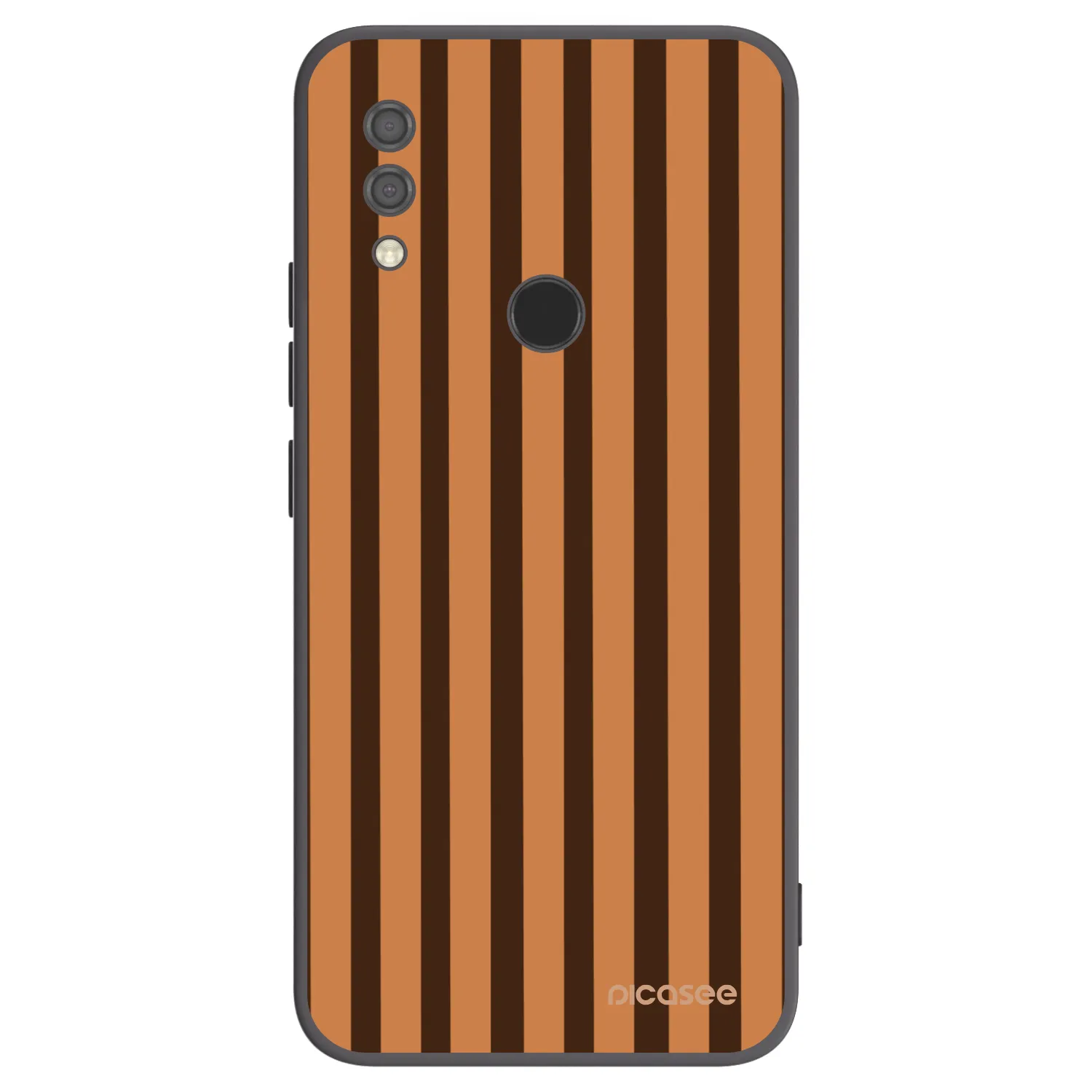 Picasee fekete szilikon tok az alábbi mobiltelefonokra Xiaomi Redmi 7 - Caramel lines