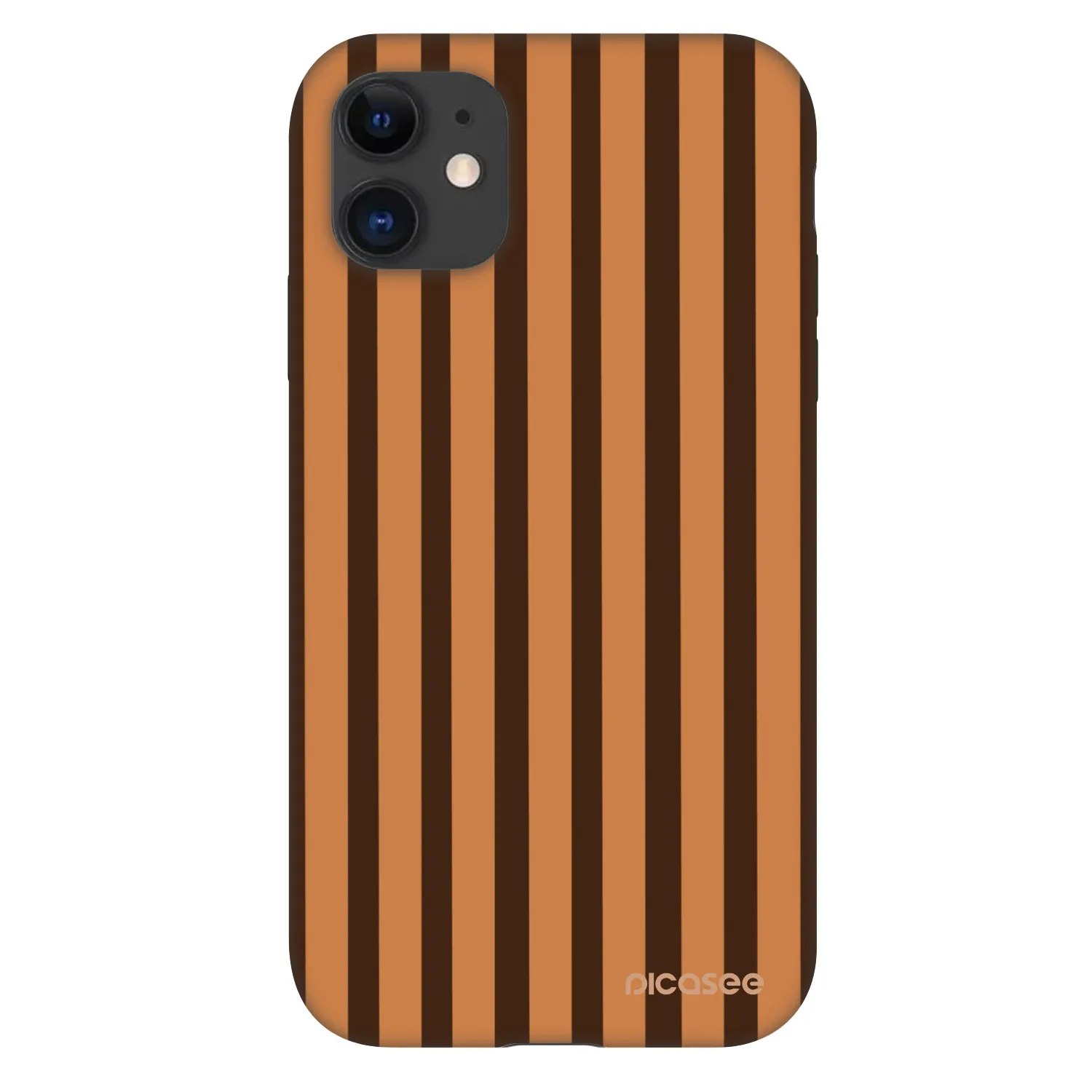 Picasee Fashion Case Apple iPhone 11 - Caramel lines