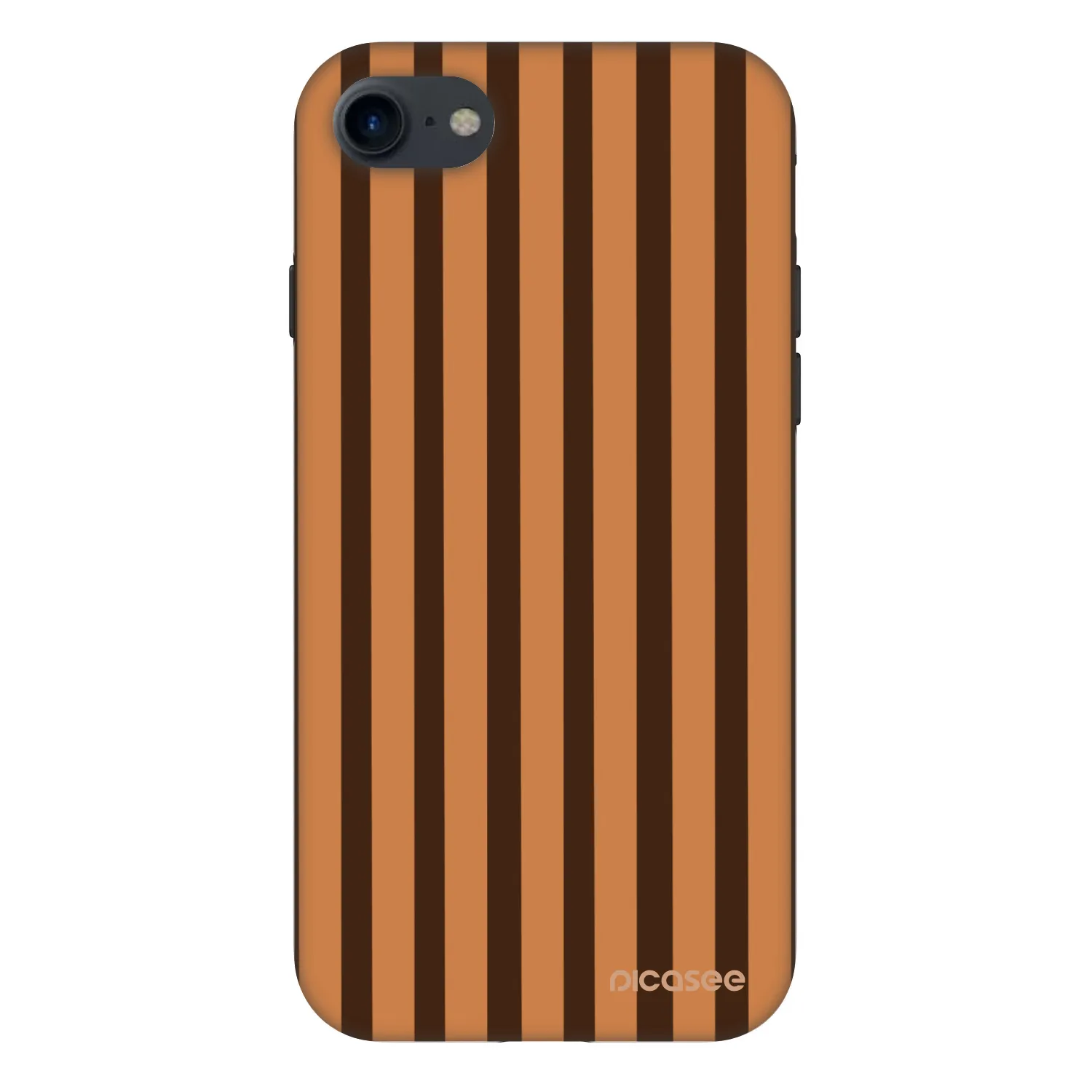 Picasee Fashion Case Apple iPhone 8 - Caramel lines