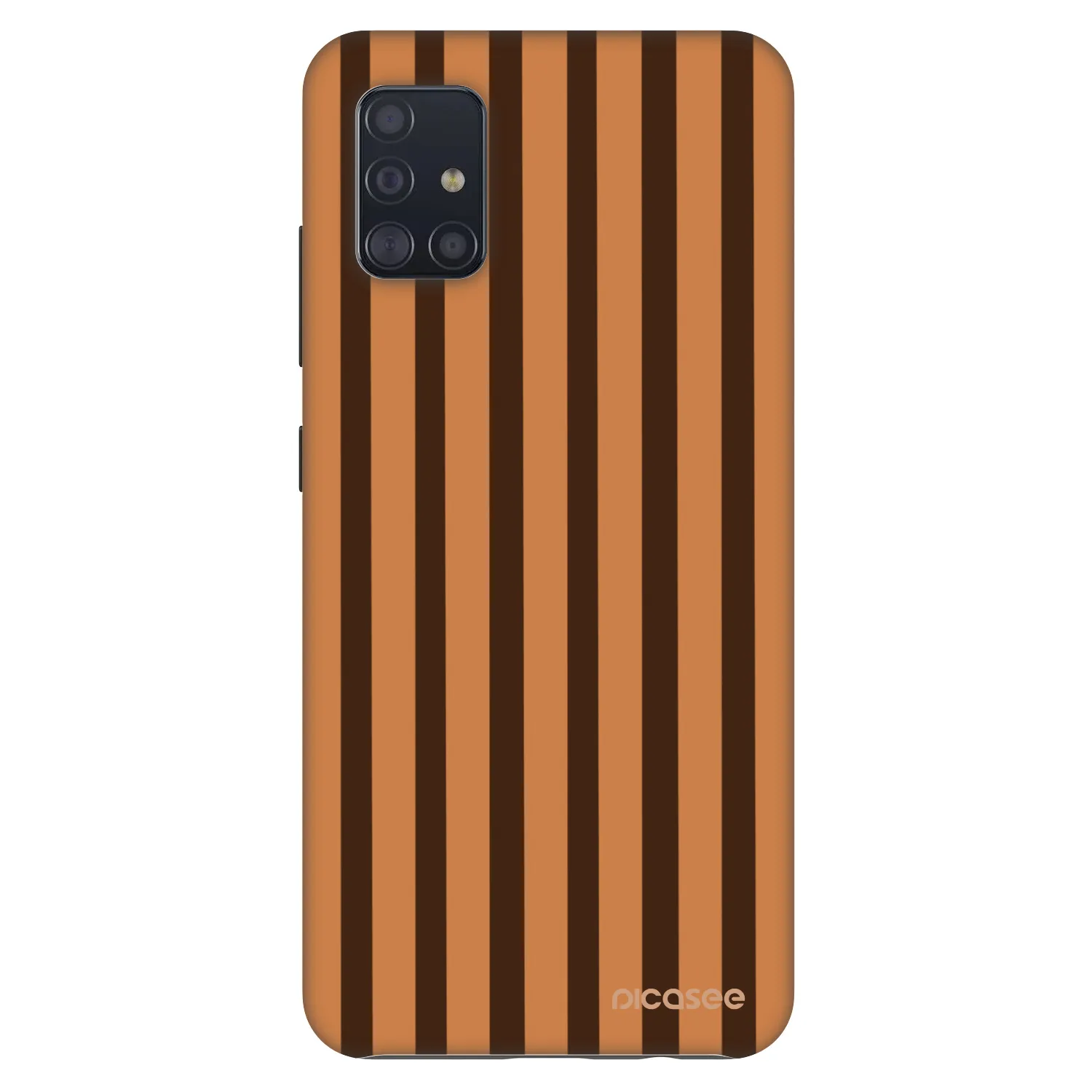 Picasee Fashion Case Samsung Galaxy A51 A515F - Caramel lines