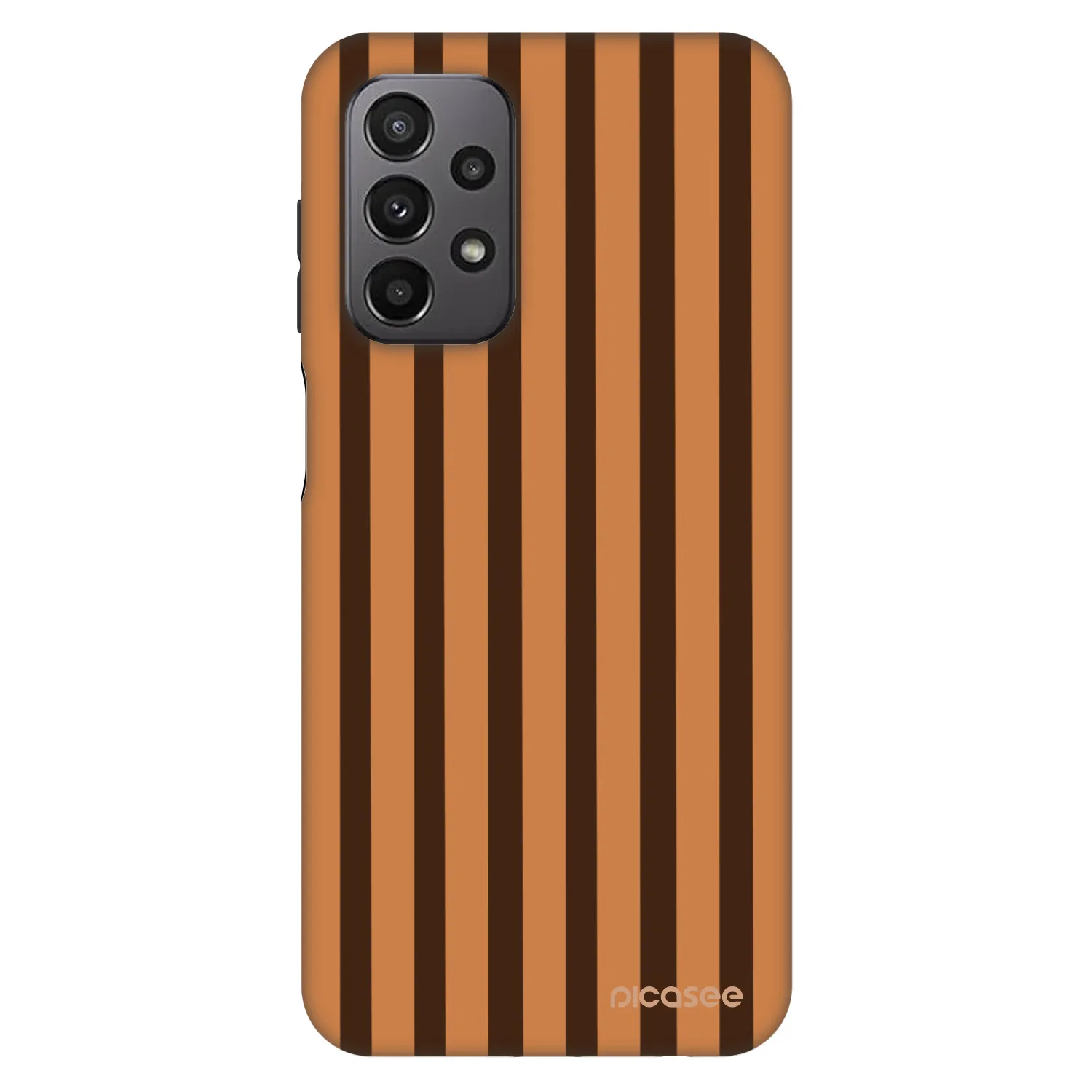 Picasee Fashion Case Samsung Galaxy A23 A235F 4G - Caramel lines