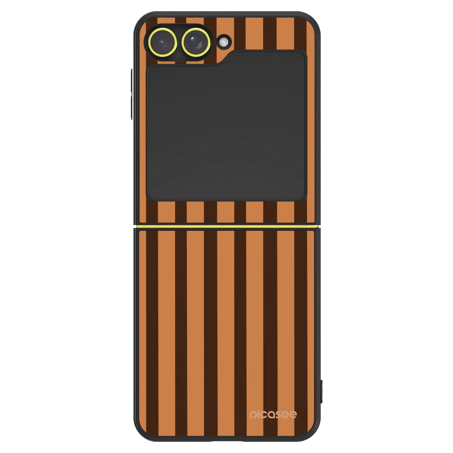 Picasee ULTIMATE CASE Samsung Galaxy Z Flip7 FE 5G - készülékre - Caramel lines