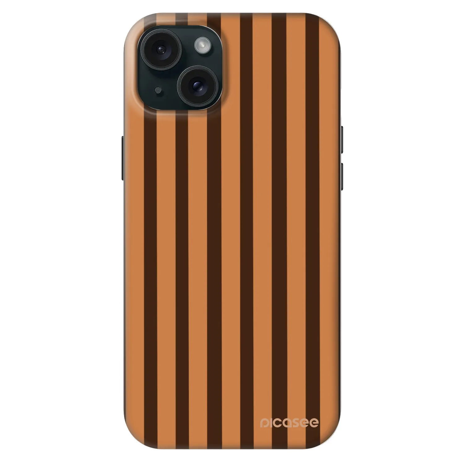 Picasee Fashion Case MagSafe Apple iPhone 15 Plus - Caramel lines