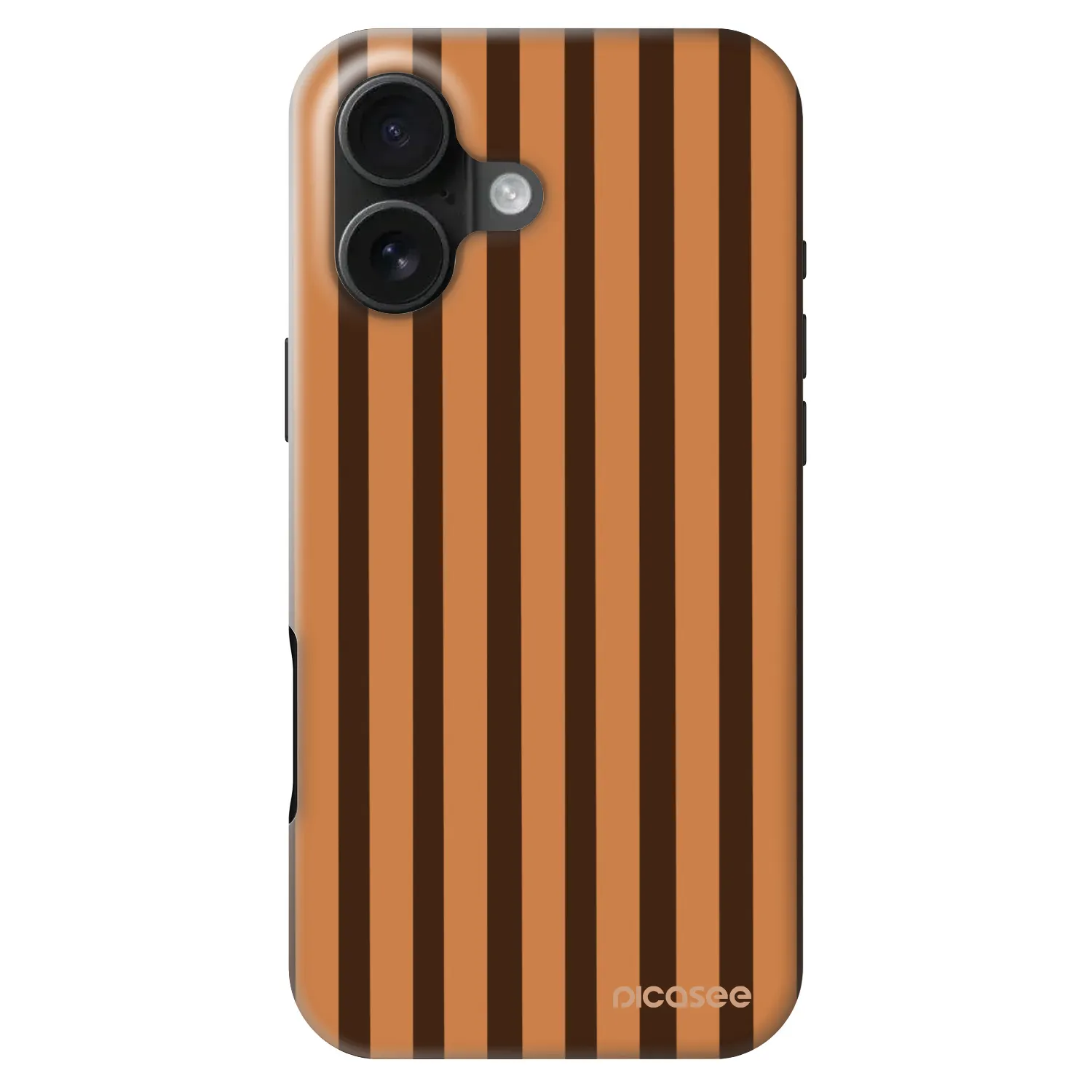 Picasee Fashion Case MagSafe Apple iPhone 16 - Caramel lines