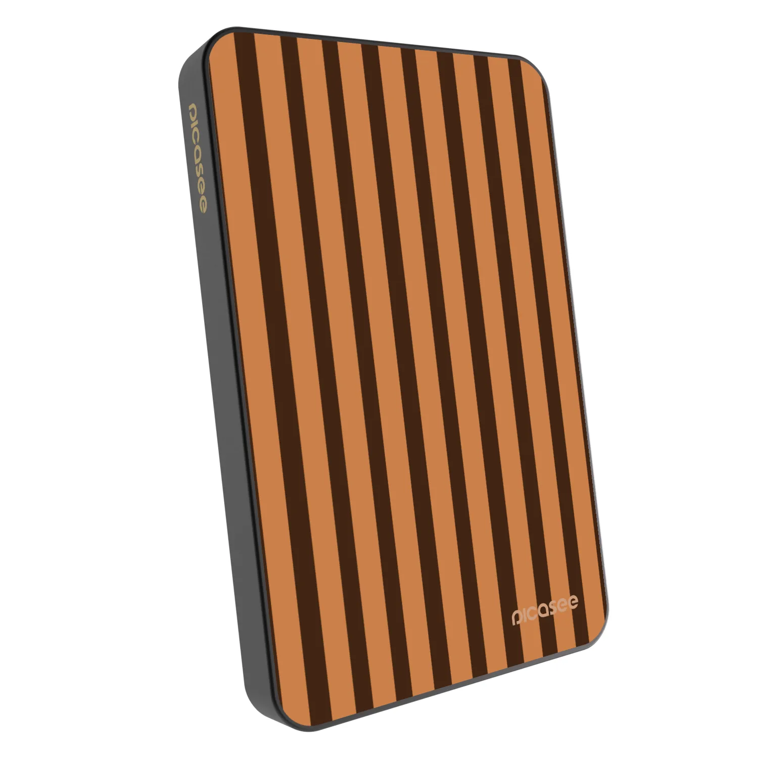 Picasee Powerbank MagSafe 5 000 mAh Szürke - Caramel lines