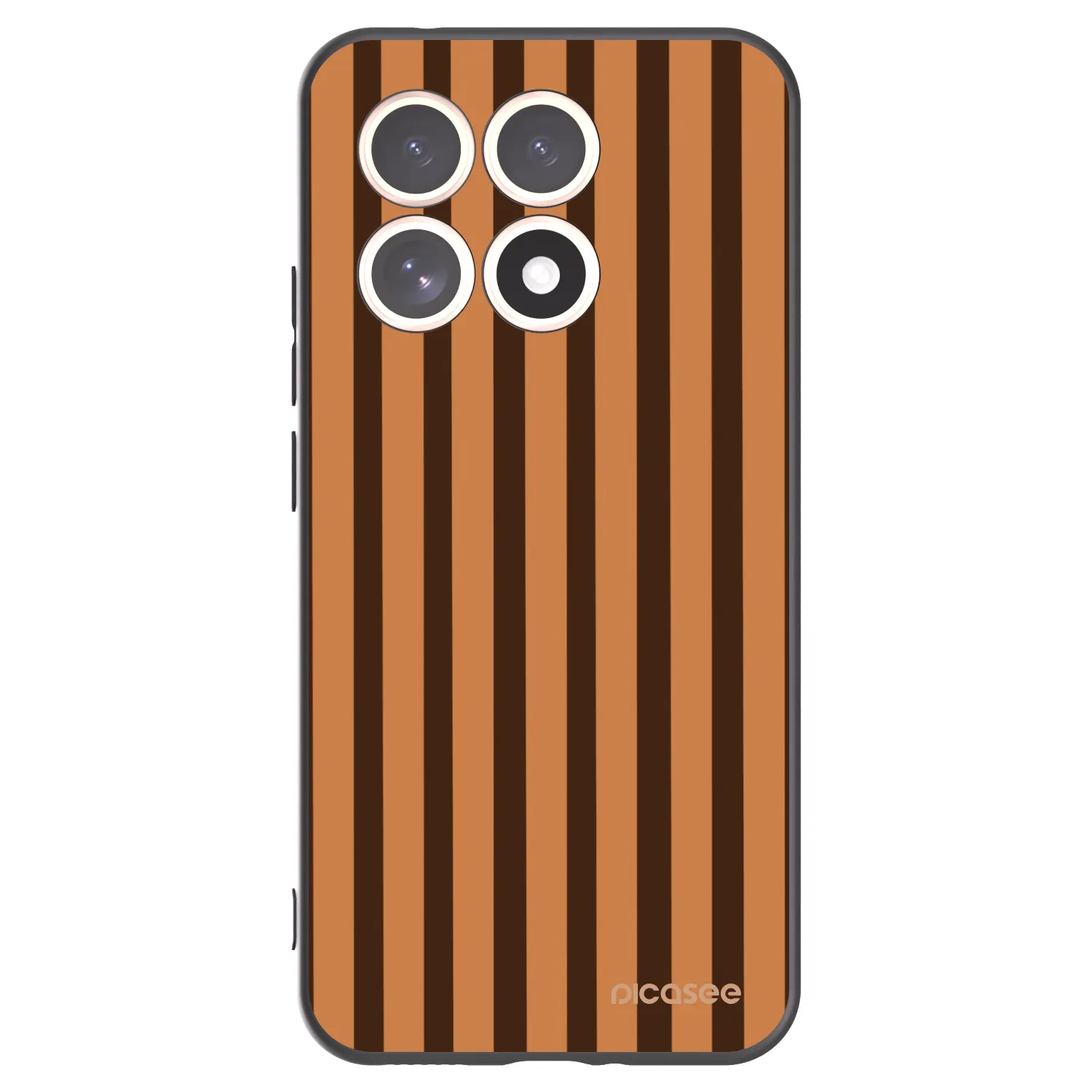 Picasee fekete szilikon tok az alábbi mobiltelefonokra Xiaomi 15T - Caramel lines