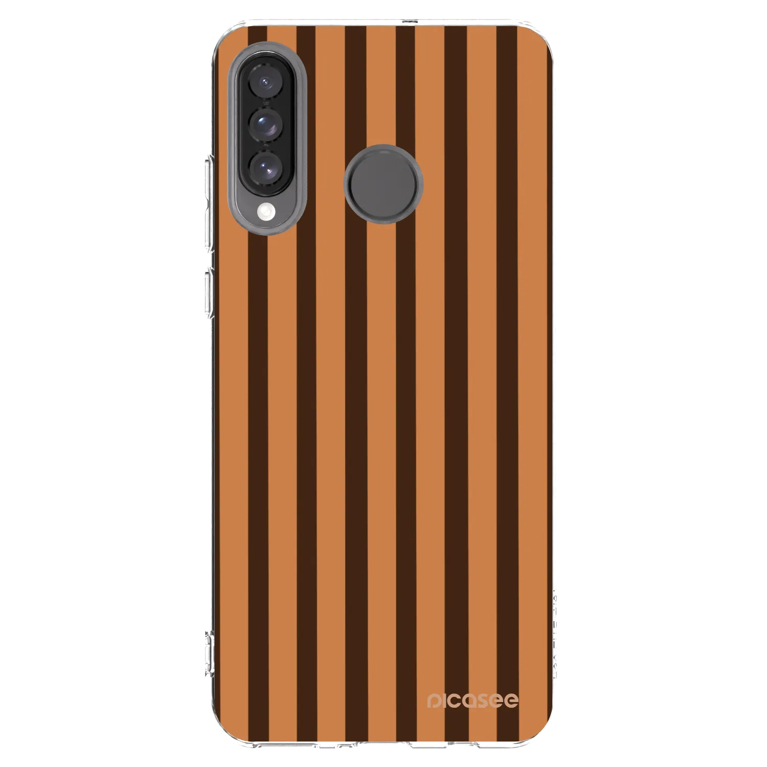 Picasee átlátszó szilikon tok az alábbi mobiltelefonokra Huawei P30 Lite - Caramel lines