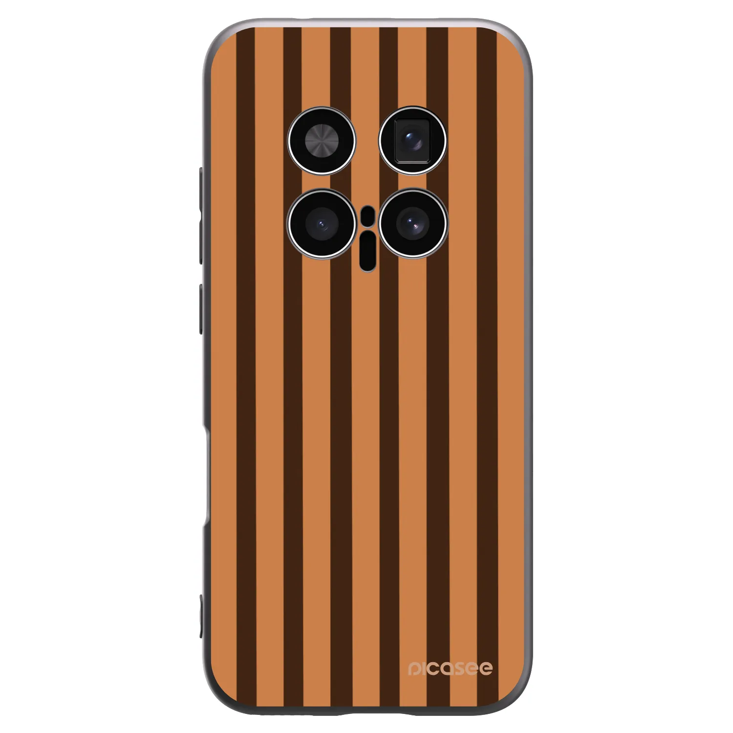 Picasee fekete szilikon tok az alábbi mobiltelefonokra Honor Magic8 Pro 5G - Caramel lines