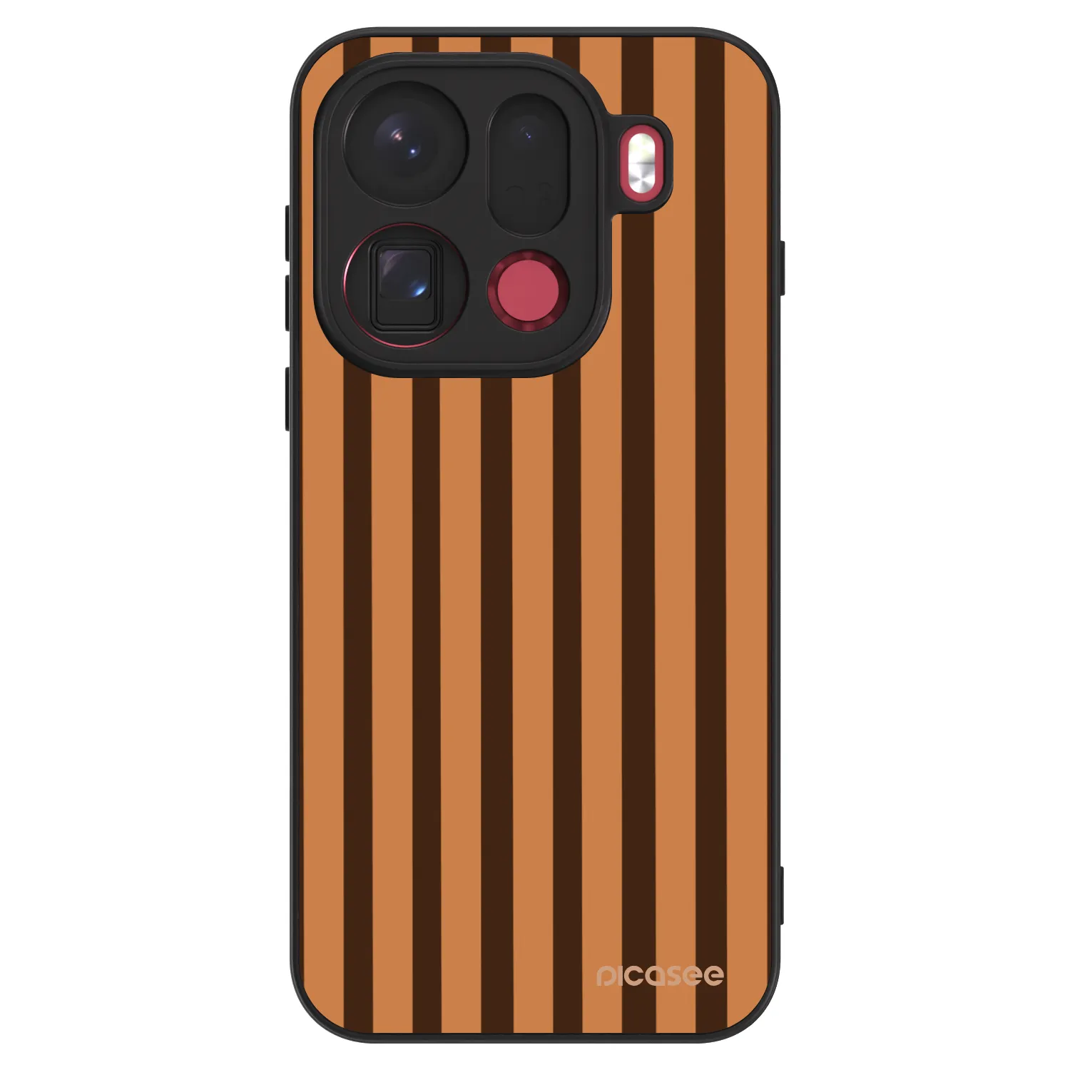 Picasee ULTIMATE CASE OPPO Find X9 Pro - készülékre - Caramel lines