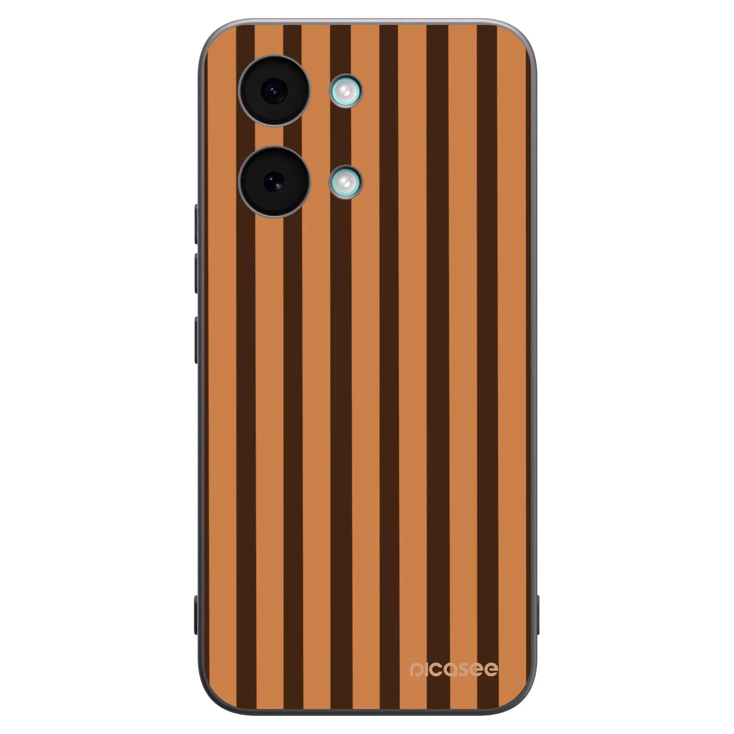 Picasee fekete szilikon tok az alábbi mobiltelefonokra Xiaomi Poco X8 Pro Max - Caramel lines