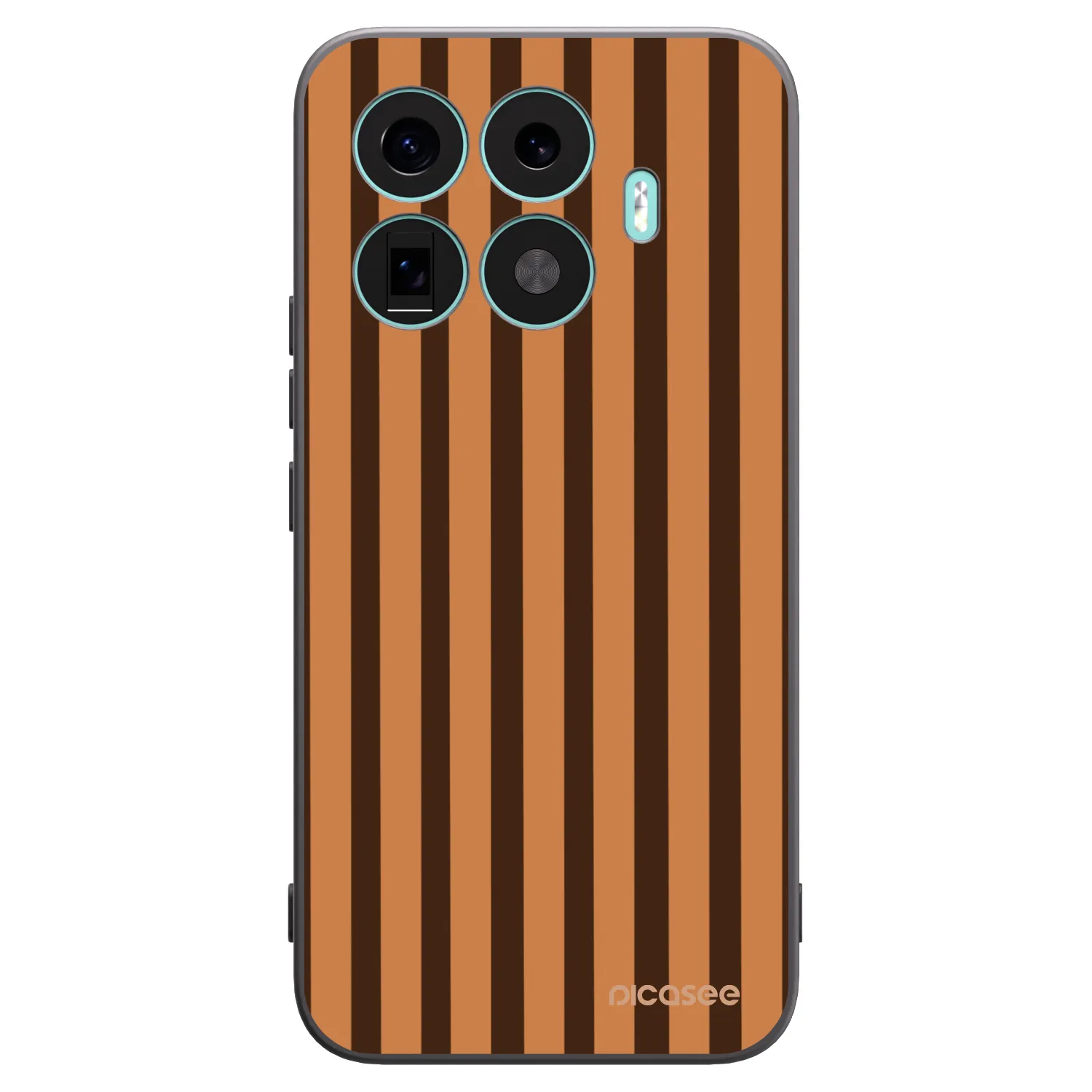Picasee fekete szilikon tok az alábbi mobiltelefonokra Xiaomi 17T Pro - Caramel lines