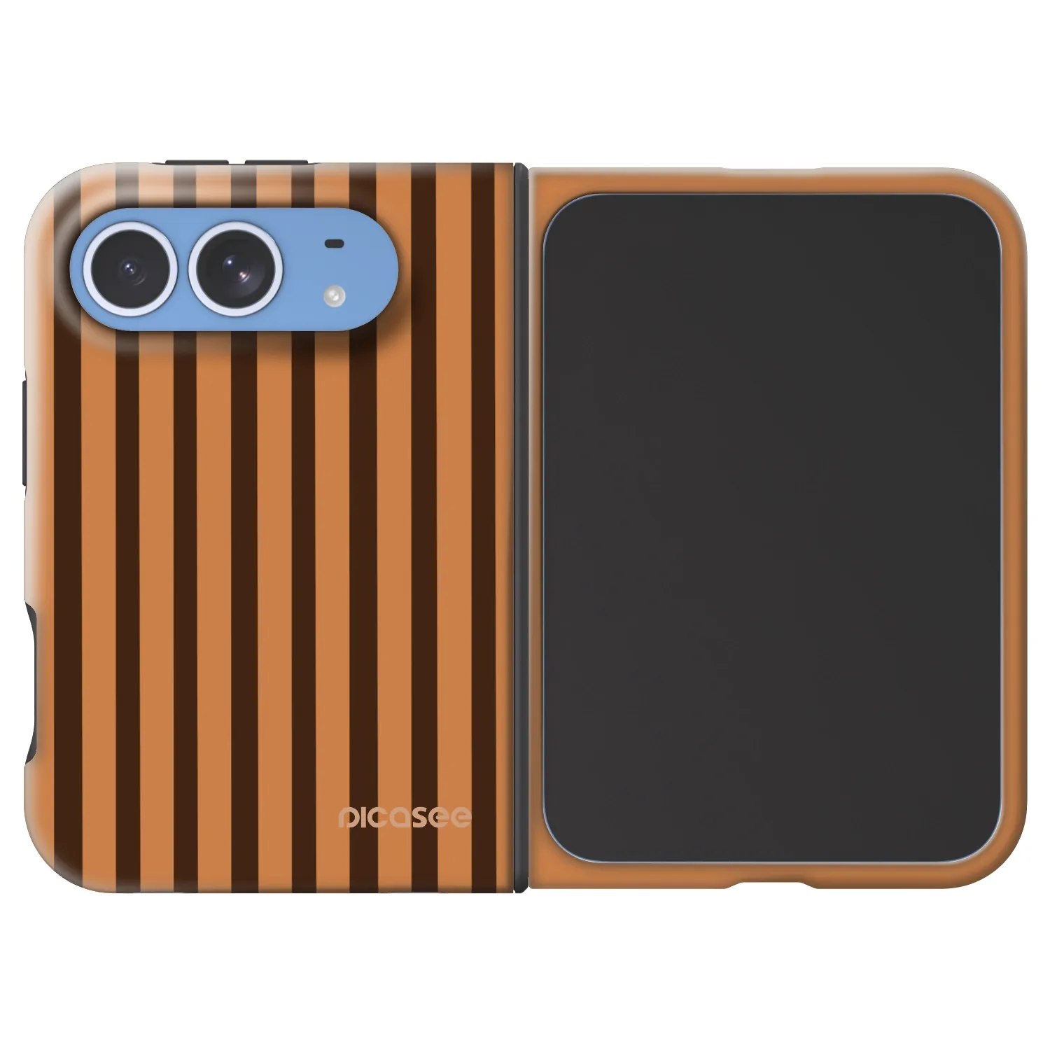 Picasee Fashion Case MagSafe Apple iPhone Duo - Caramel lines