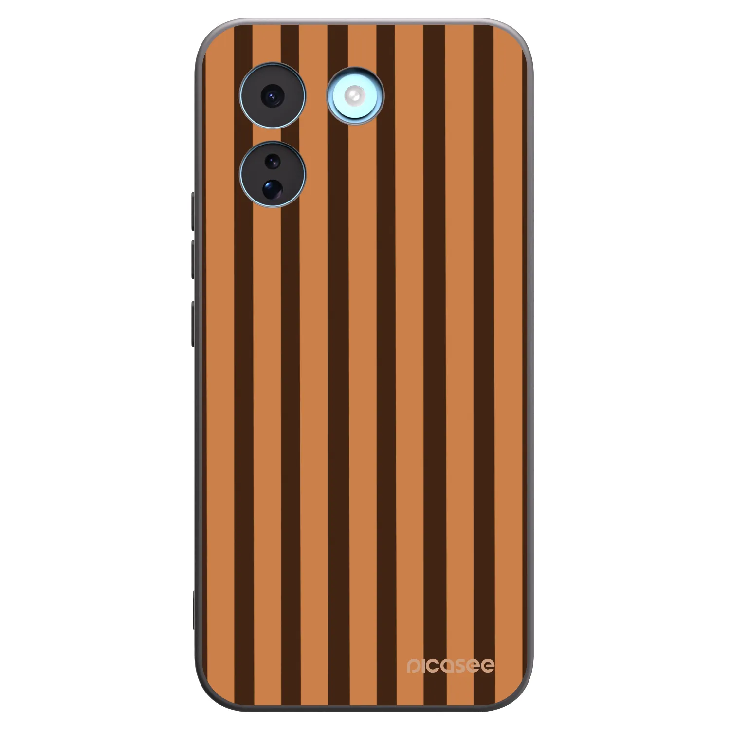 Picasee fekete szilikon tok az alábbi mobiltelefonokra Xiaomi Redmi Note 17 Pro MAX 5G - Caramel lines