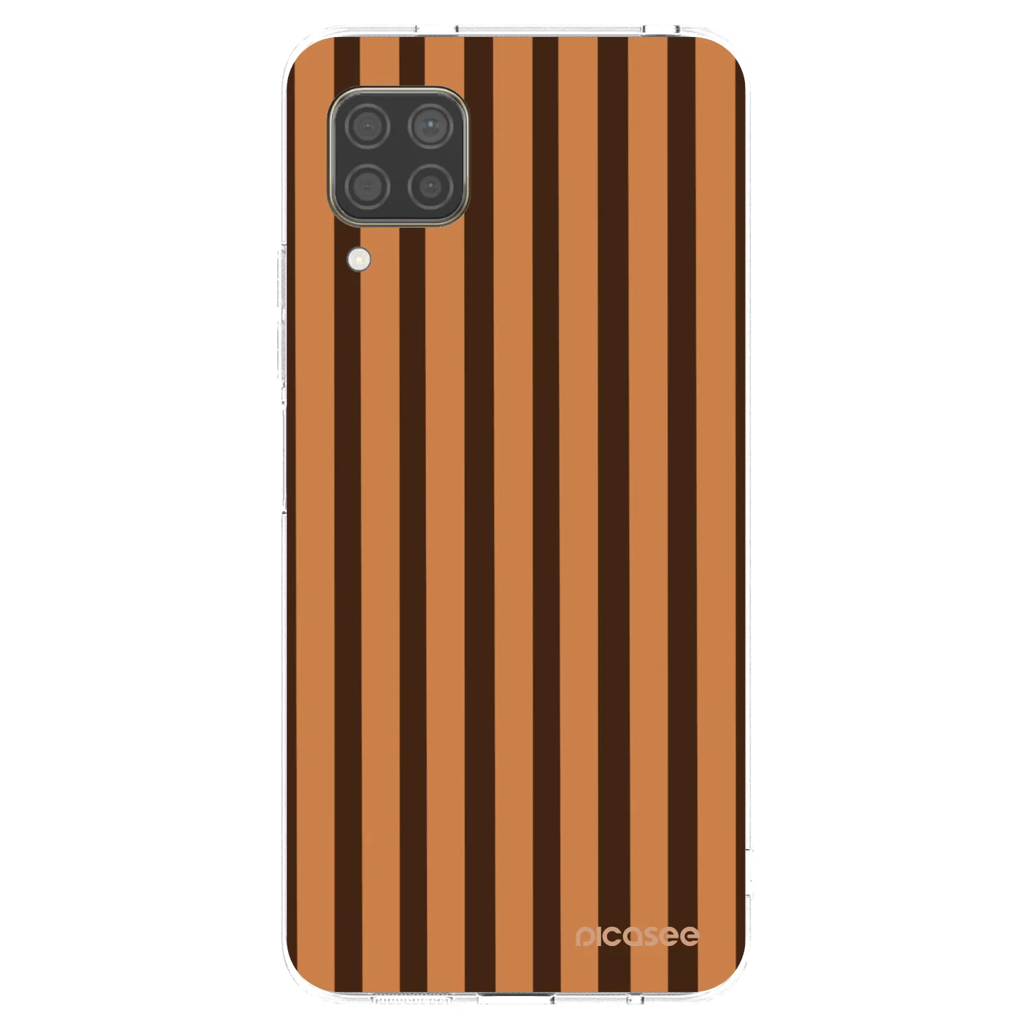 Picasee átlátszó szilikon tok az alábbi mobiltelefonokra Huawei P40 Lite - Caramel lines