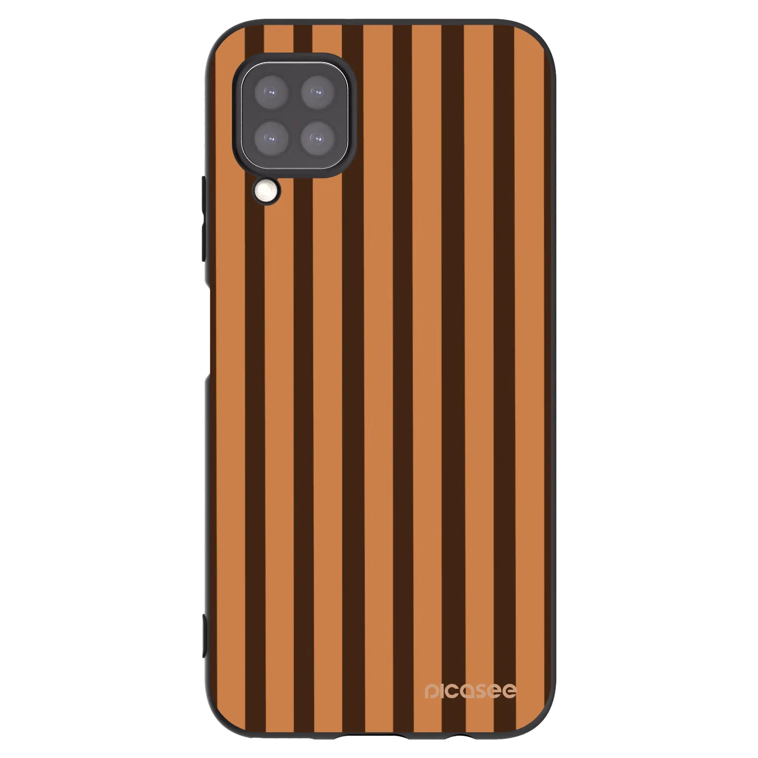Picasee fekete szilikon tok az alábbi mobiltelefonokra Huawei P40 Lite - Caramel lines