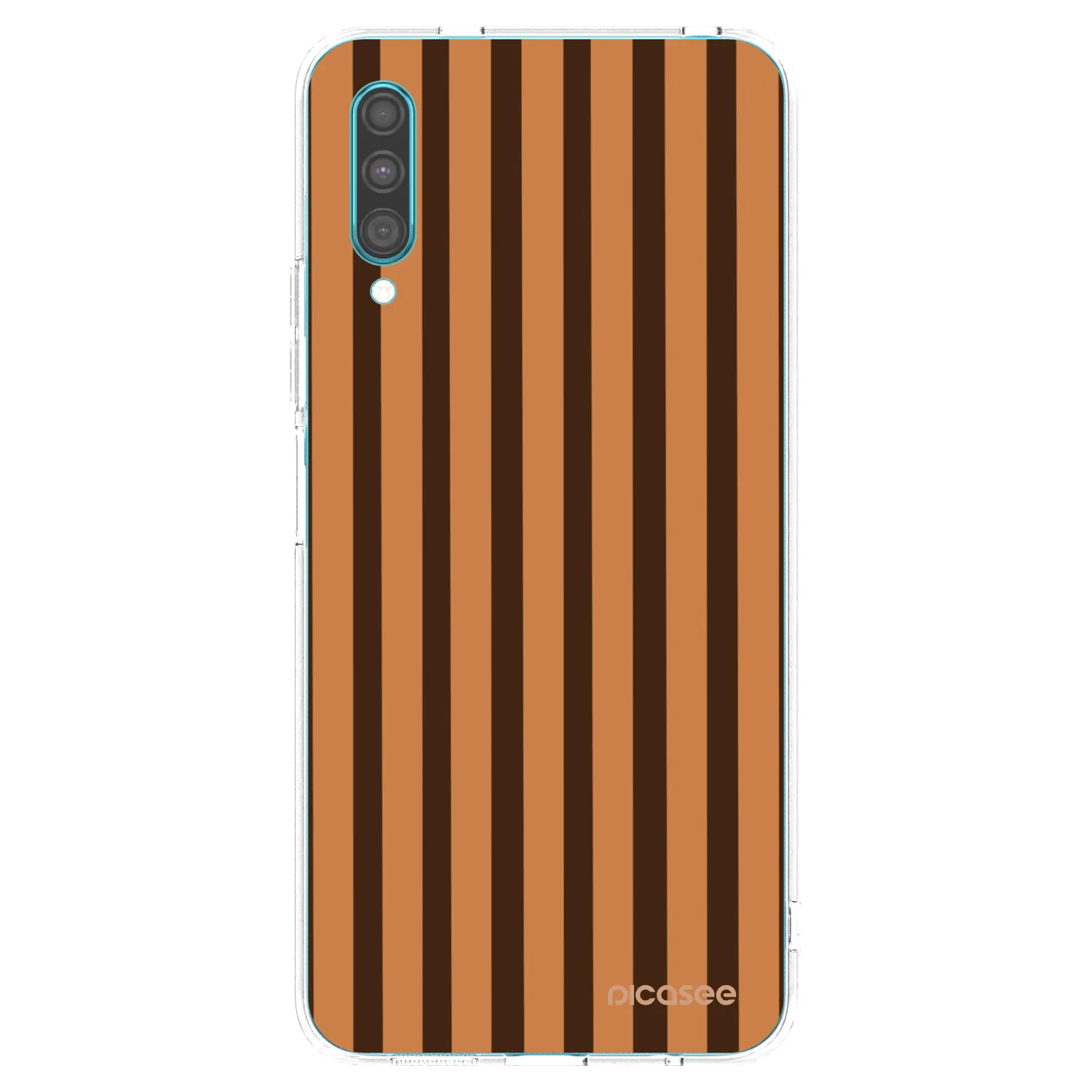 Picasee átlátszó szilikon tok az alábbi mobiltelefonokra Samsung Galaxy A30s A307F - Caramel lines