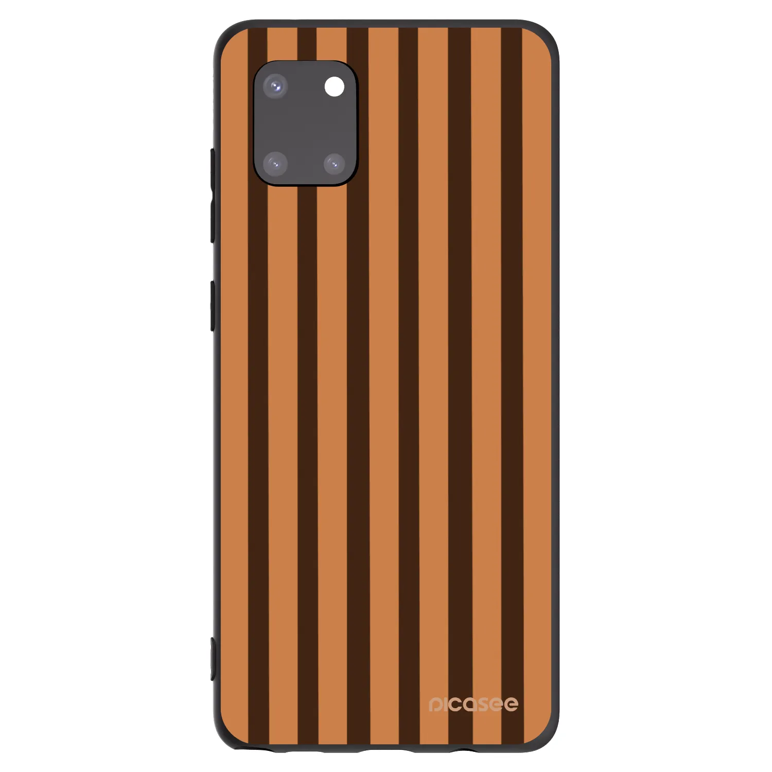 Picasee fekete szilikon tok az alábbi mobiltelefonokra Samsung Galaxy Note 10 Lite N770F - Caramel lines